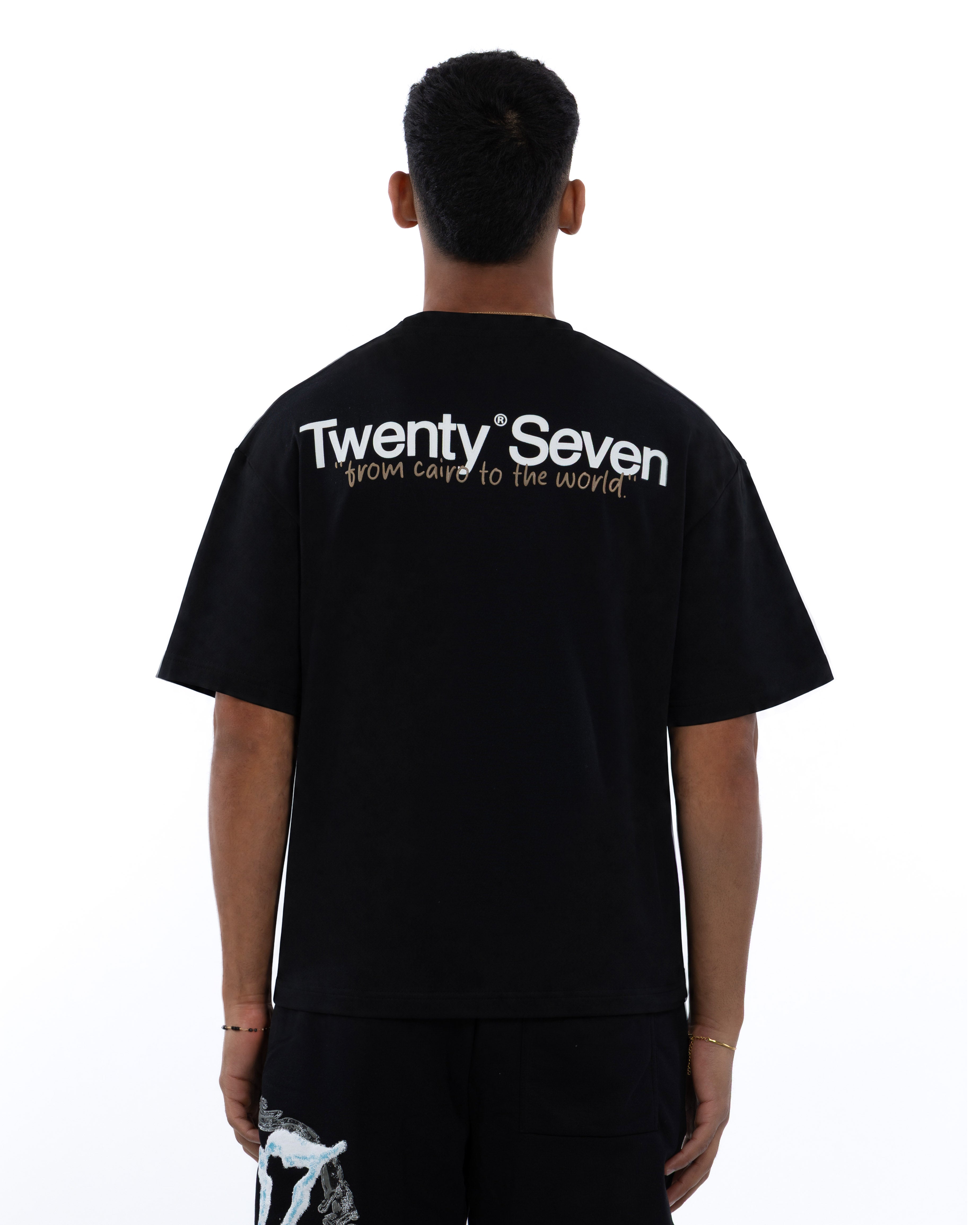 BLACK VII LINE TEE – 27