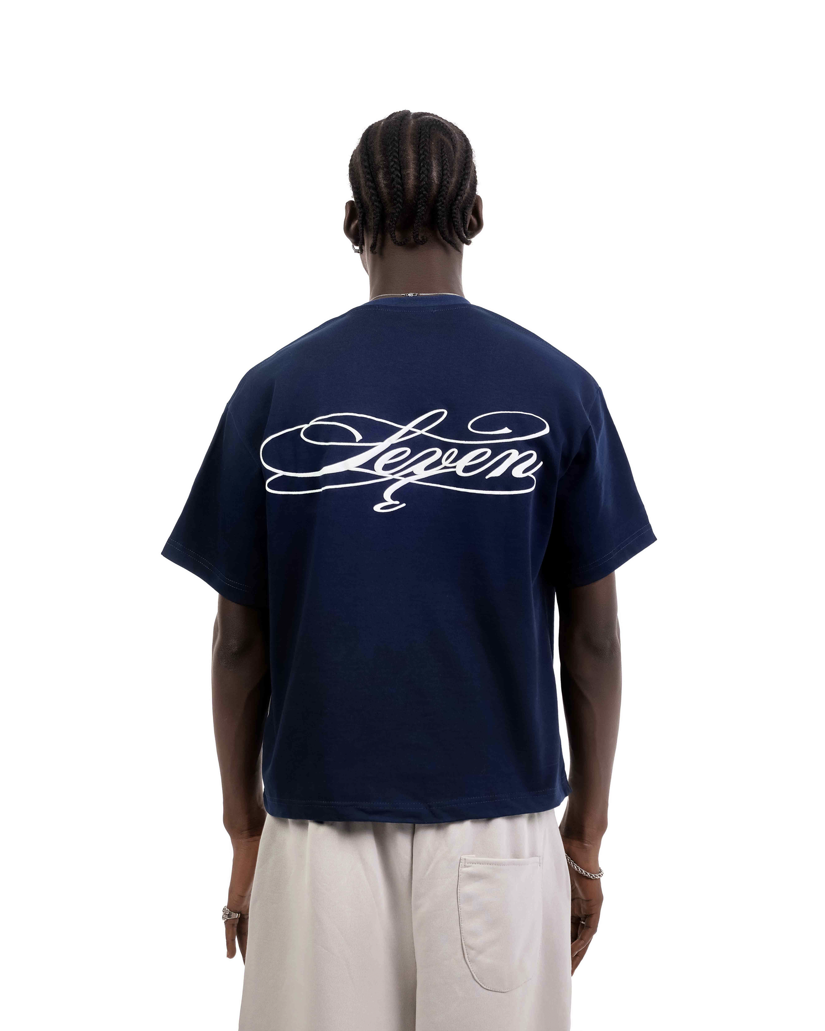 Classic Seven Navy Tee – 27