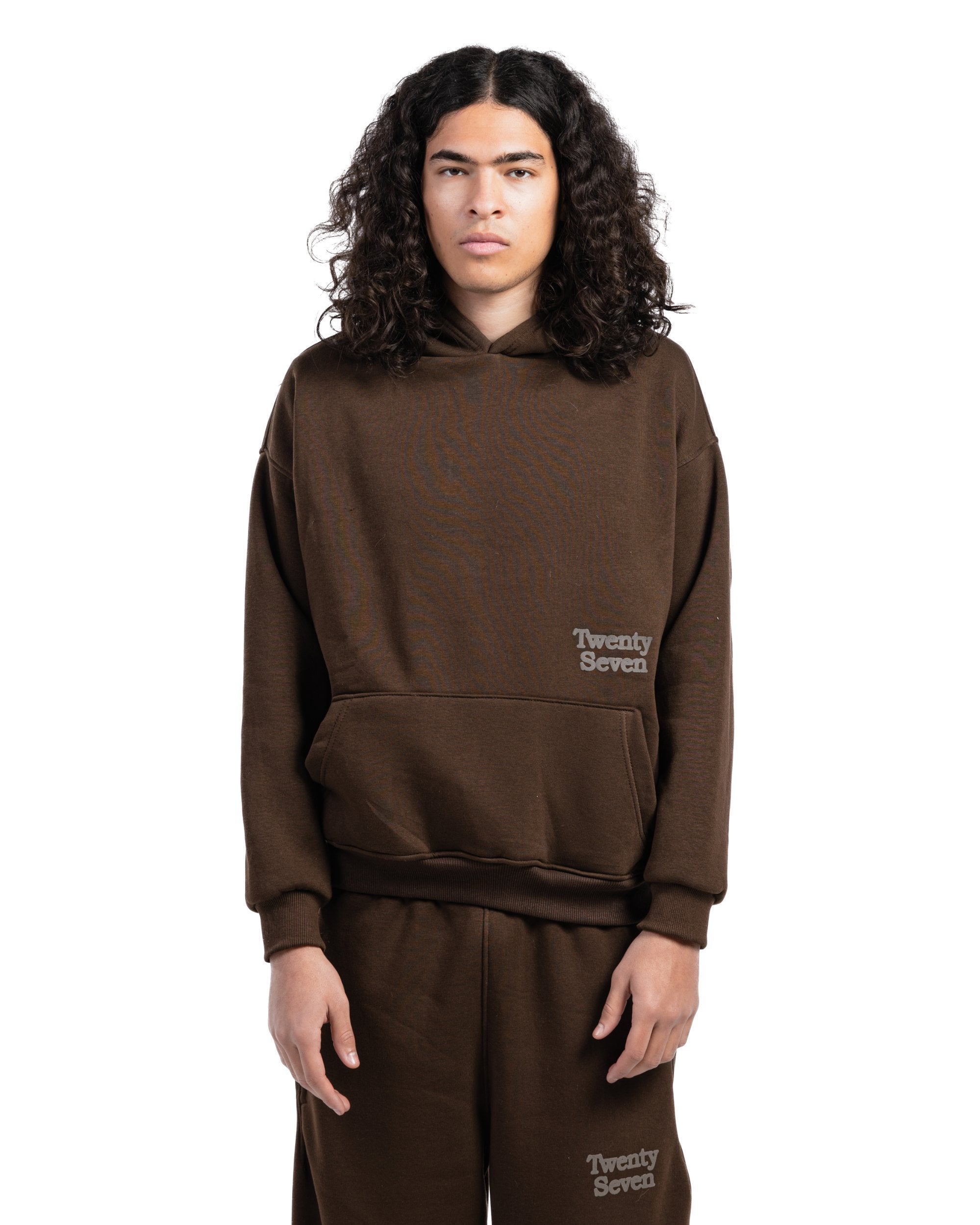 Brown Basic Hoodie
