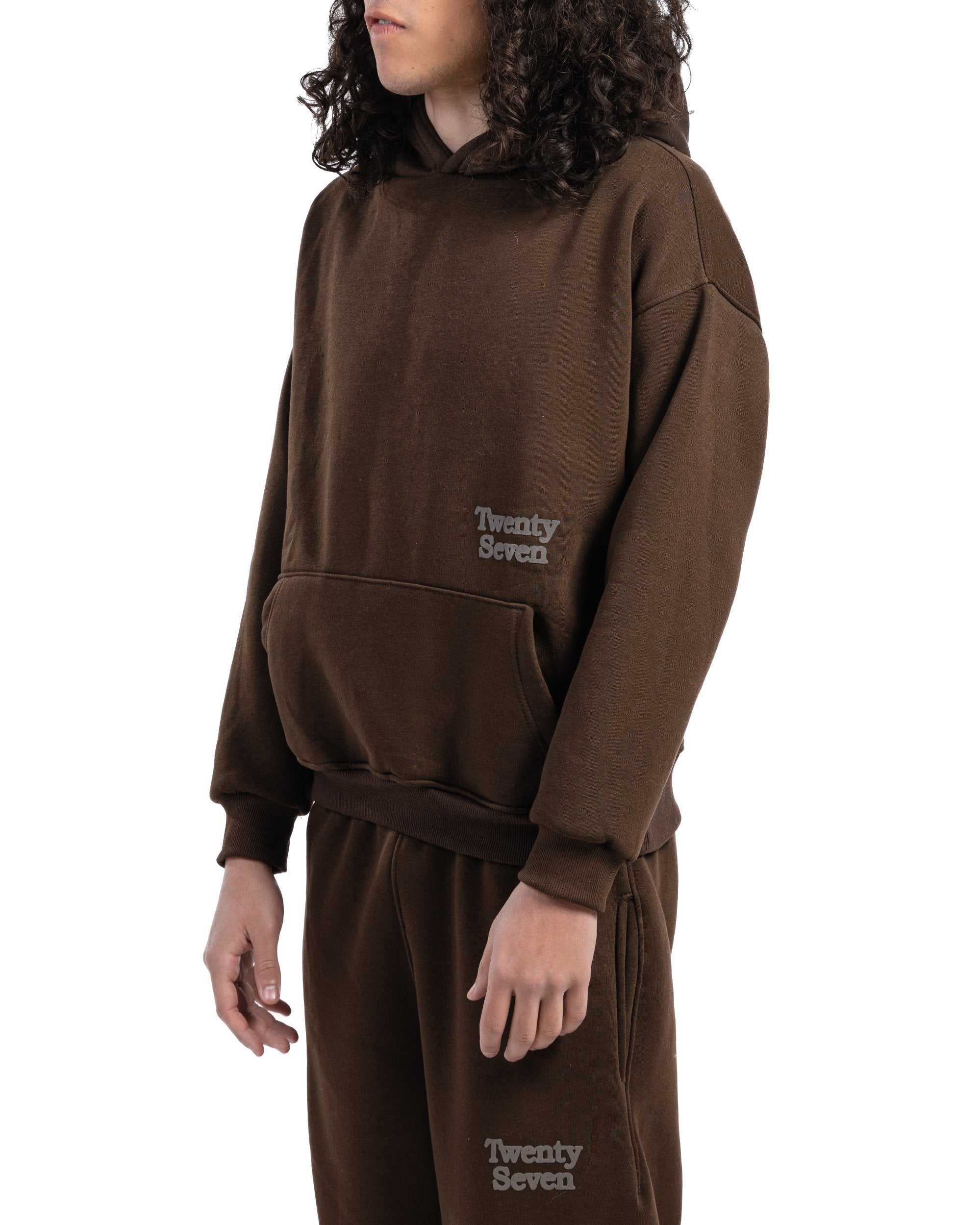 Brown Basic Hoodie