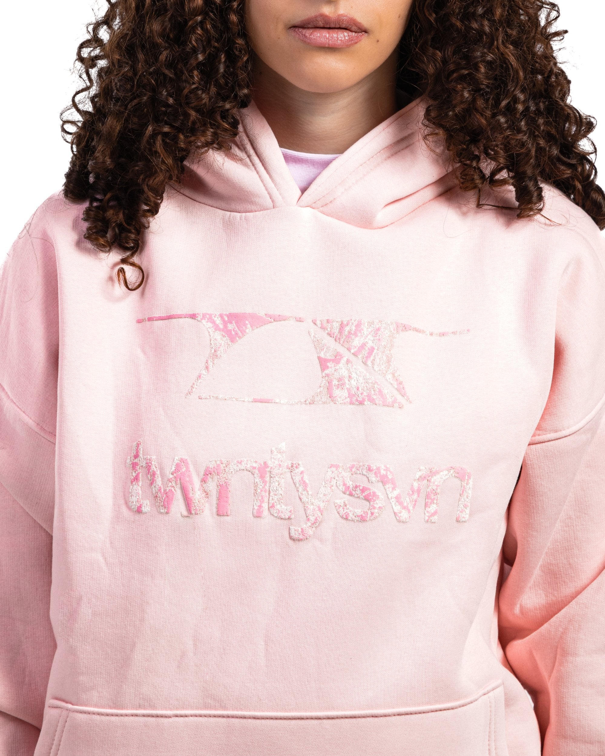 PINK CAMO TS HOODIE