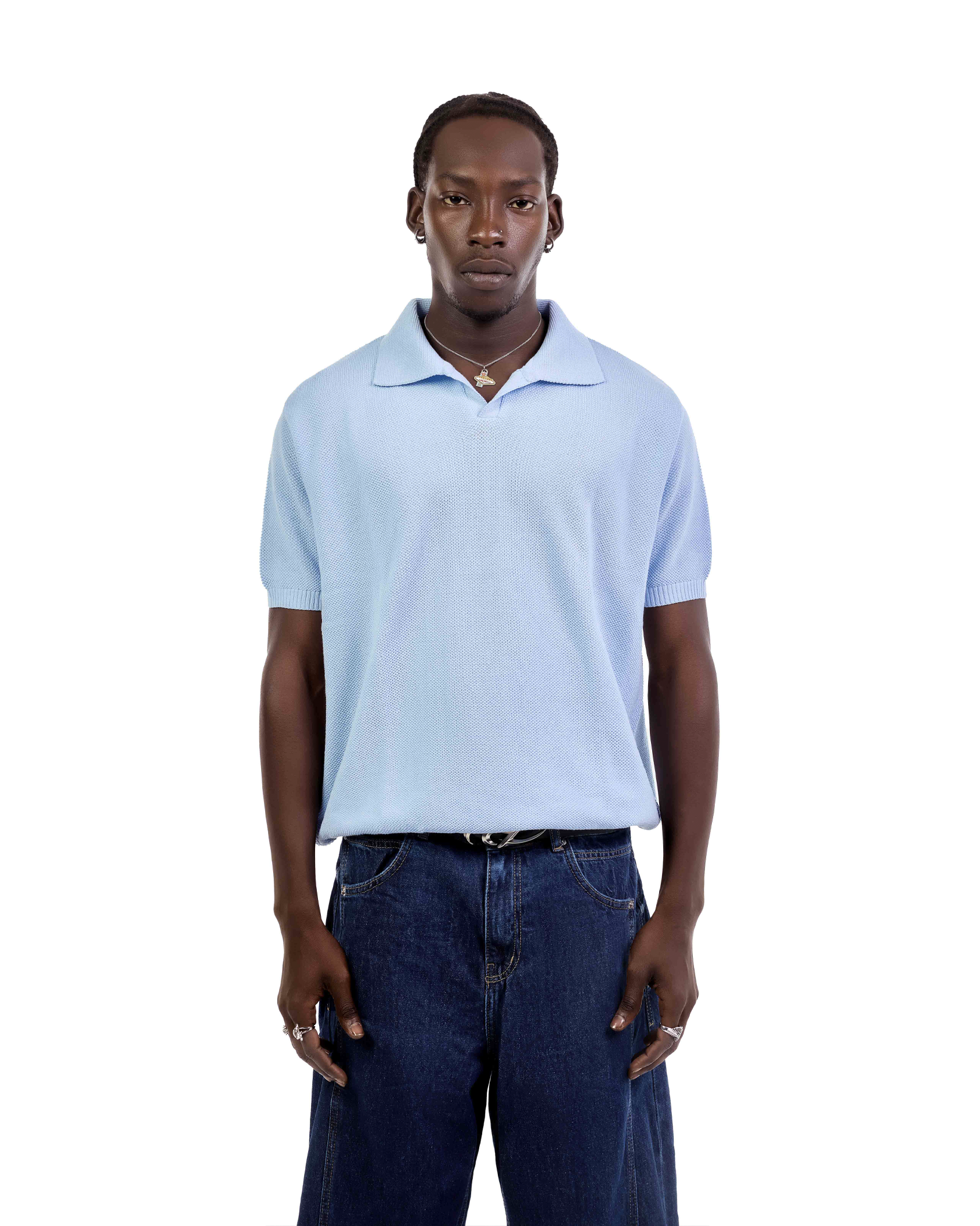 Basic Knit Baby Blue