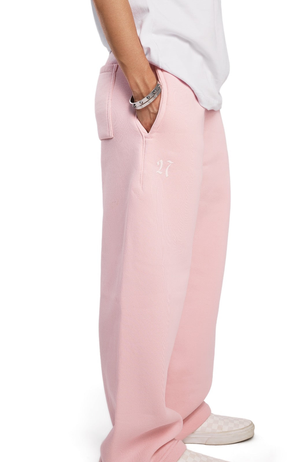 Double Trouble Baby Pink Sweatpants