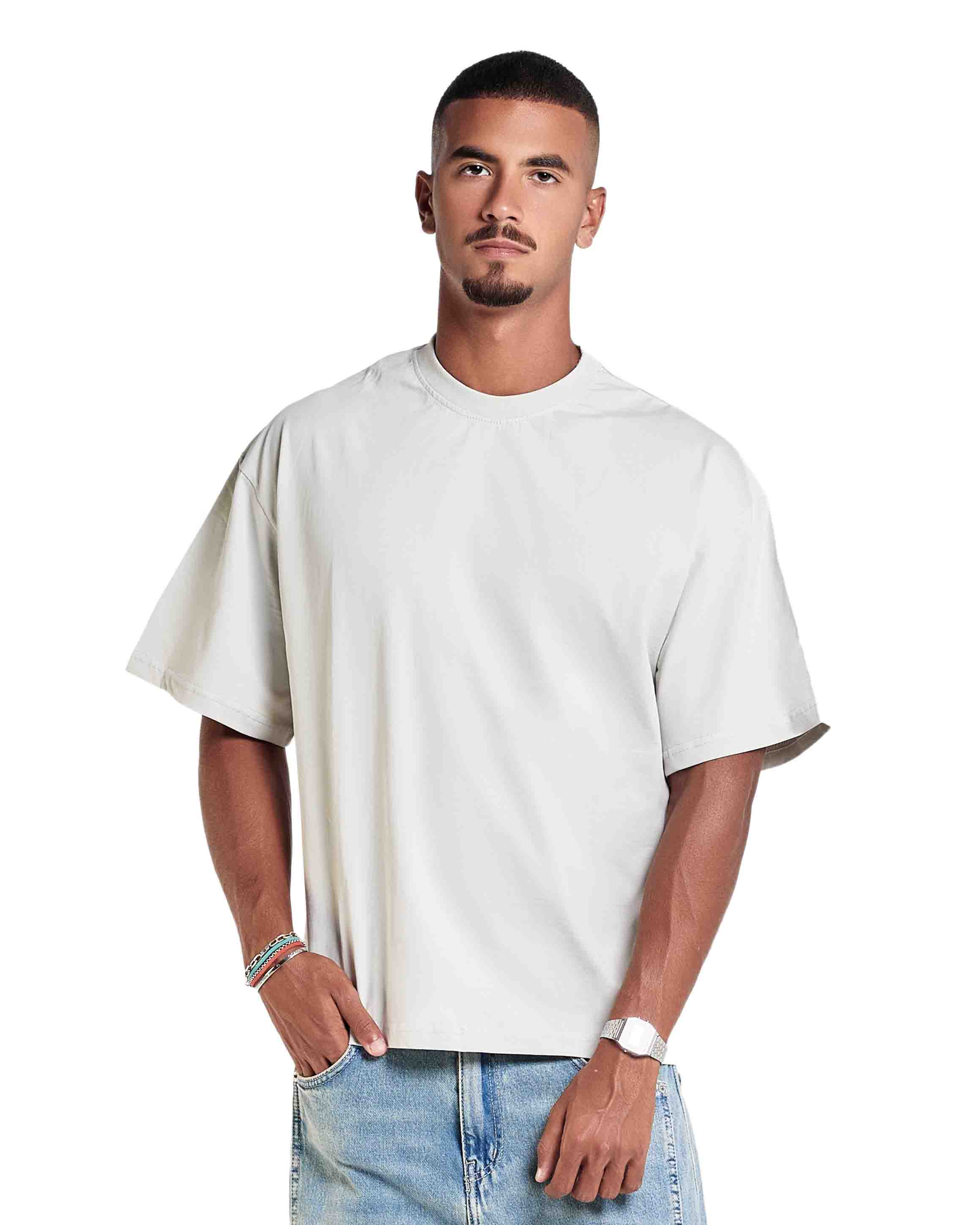 Oversized Light Grey T-shirt