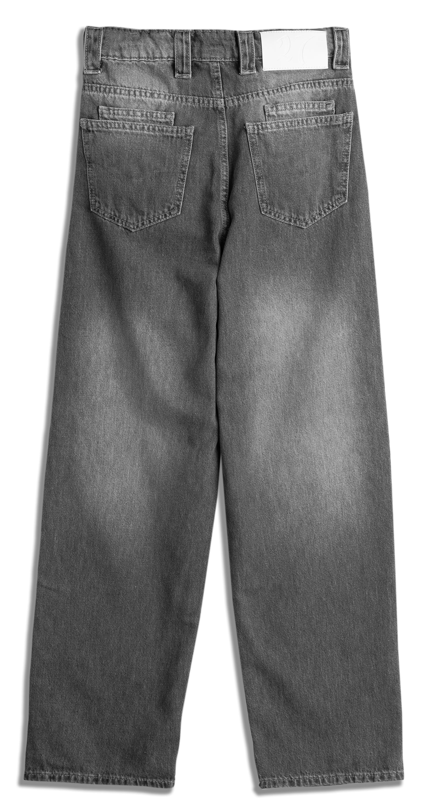 Gray Faded Jeans