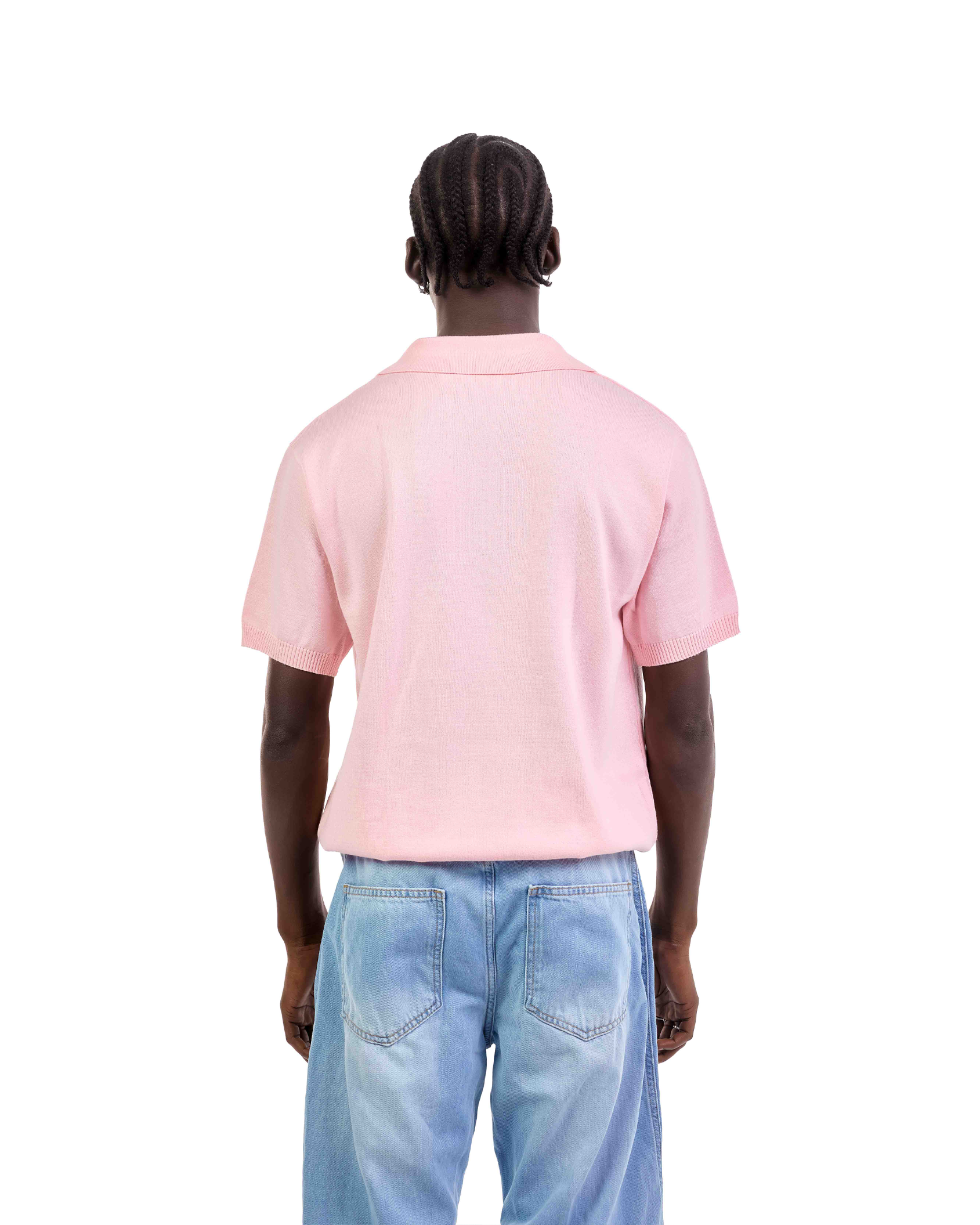 Stitched Knit Pink