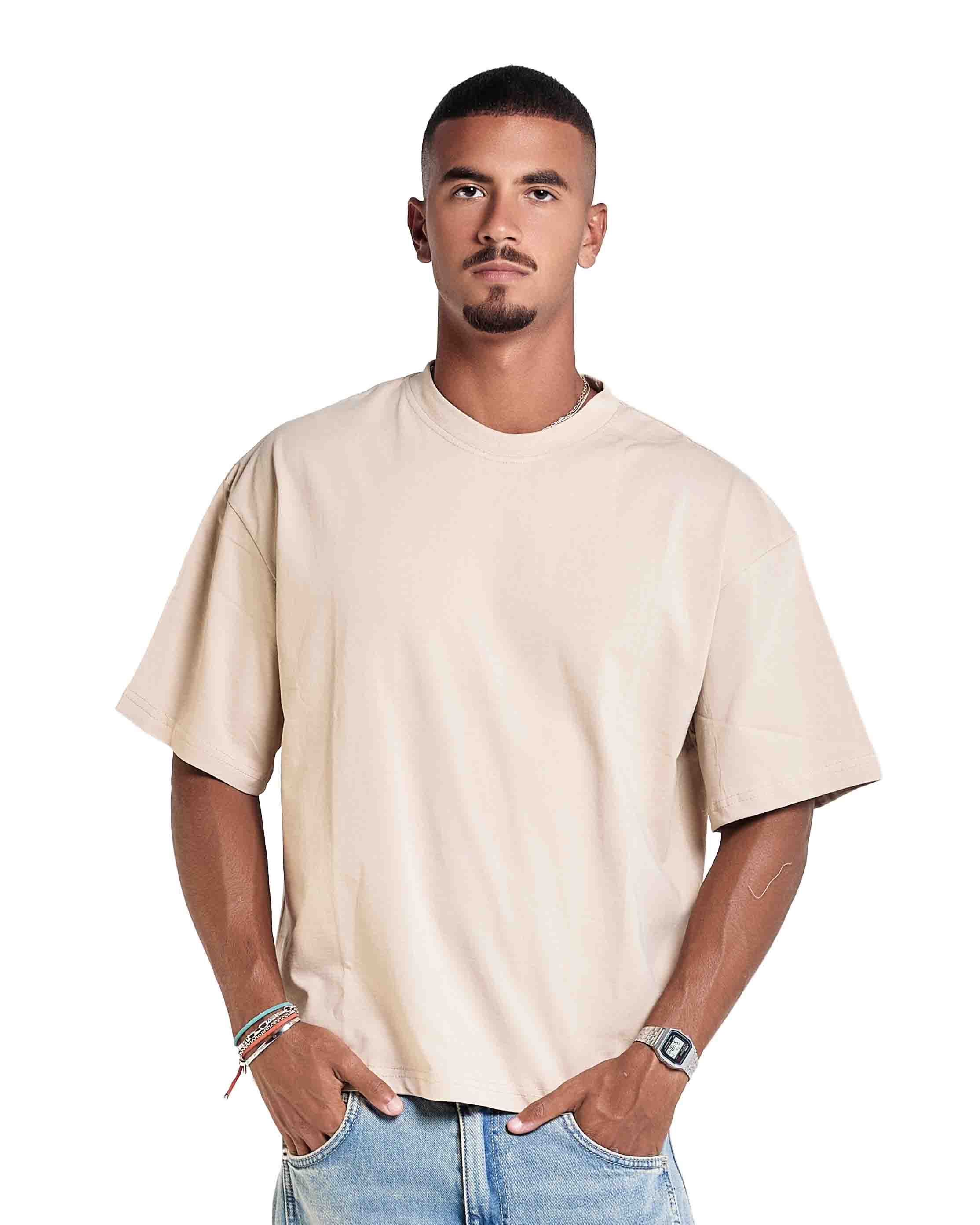 Oversized Beige T-shirt
