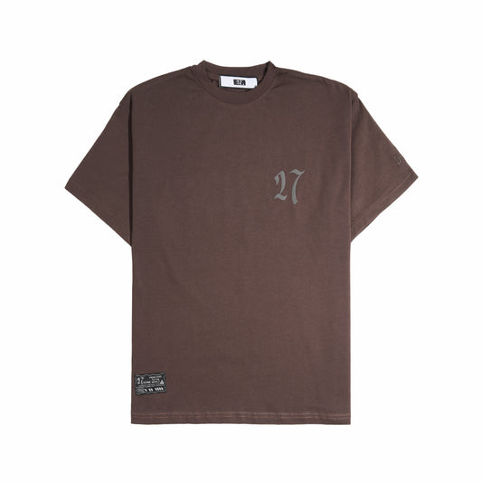 BROWN PUFF TEE