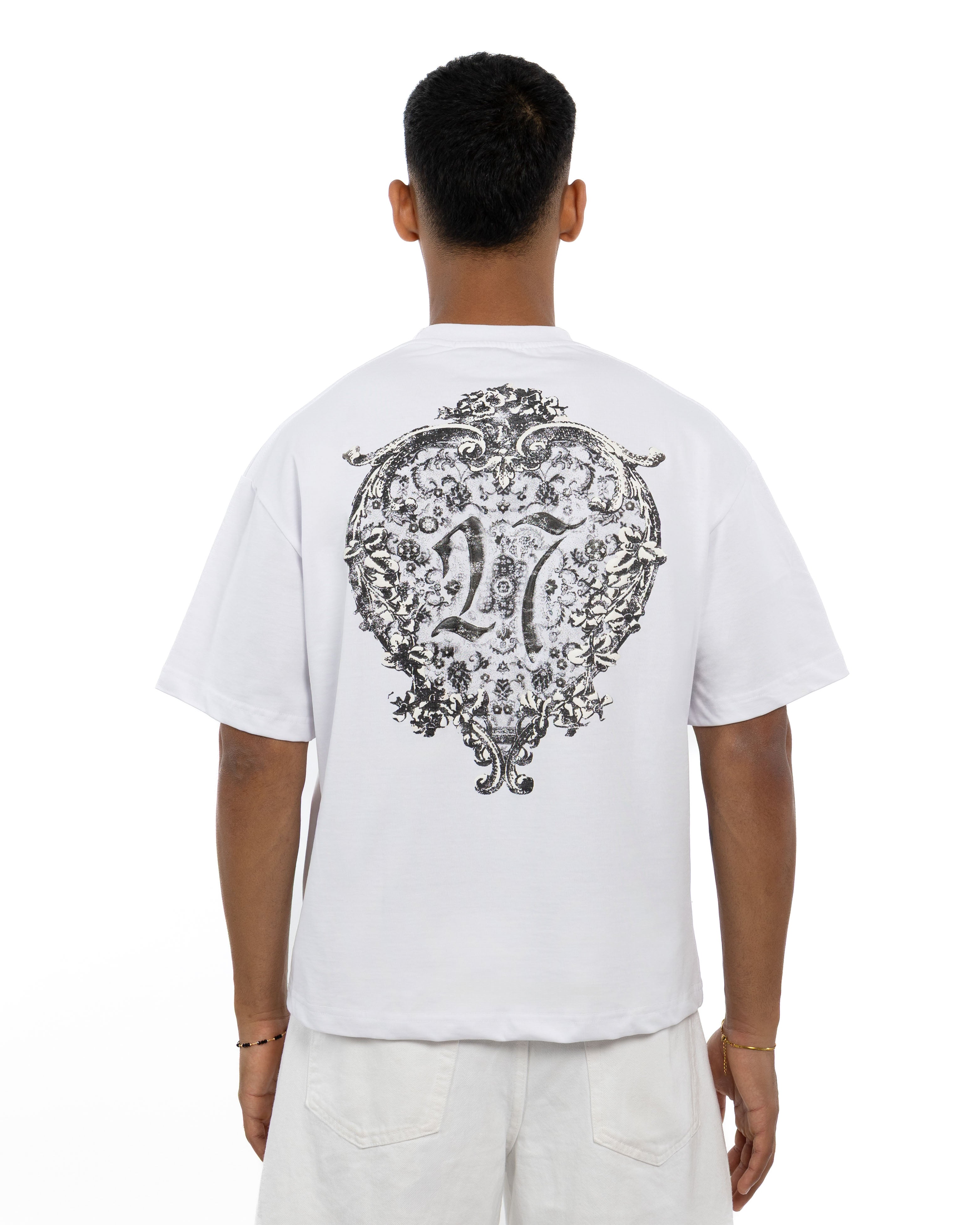WHITE PHANTOM BLOOM TEE
