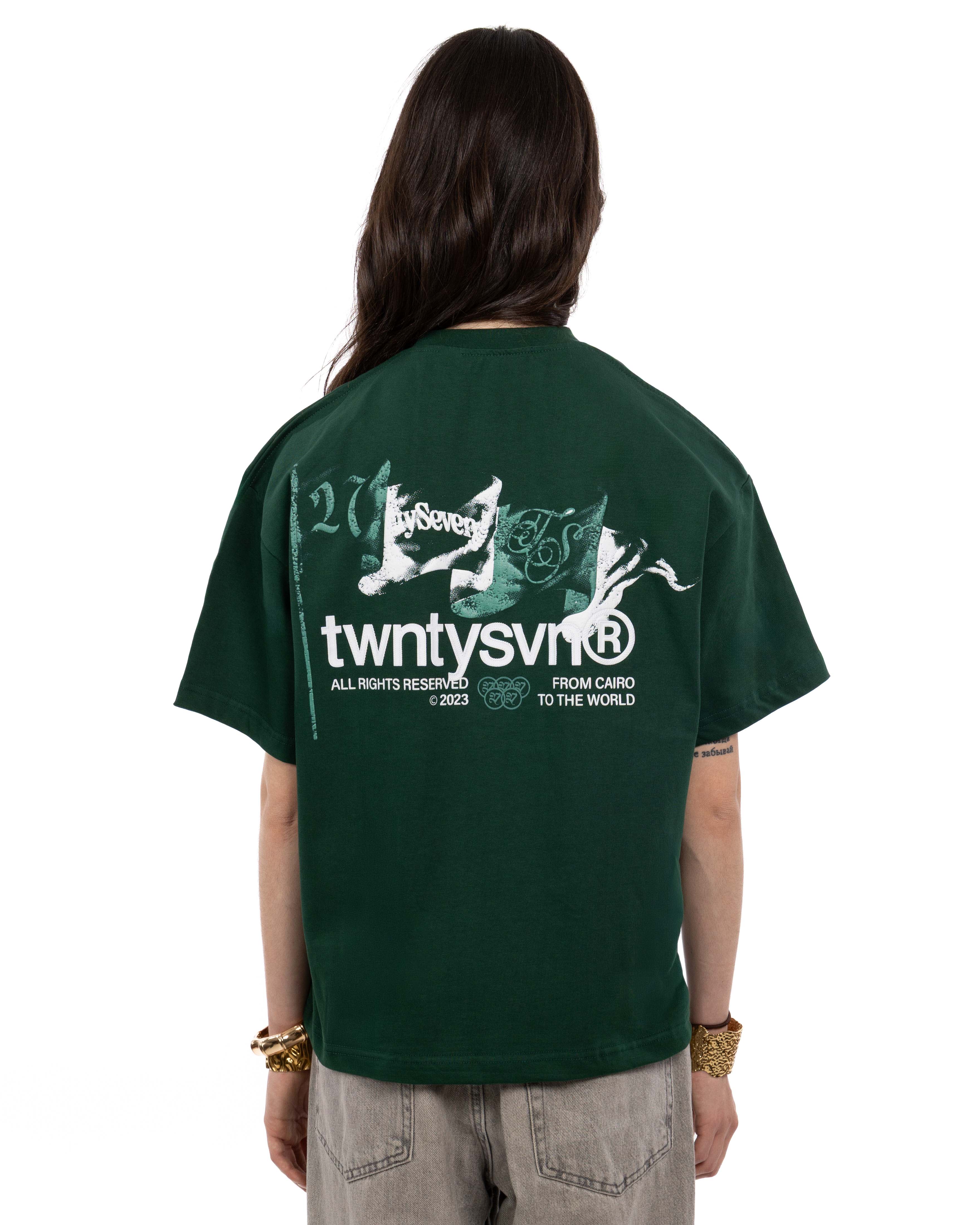 NOVA INDEX WHEN THE STARS FALL TEE Sサイズ OLIVE NOVA TEE – 27