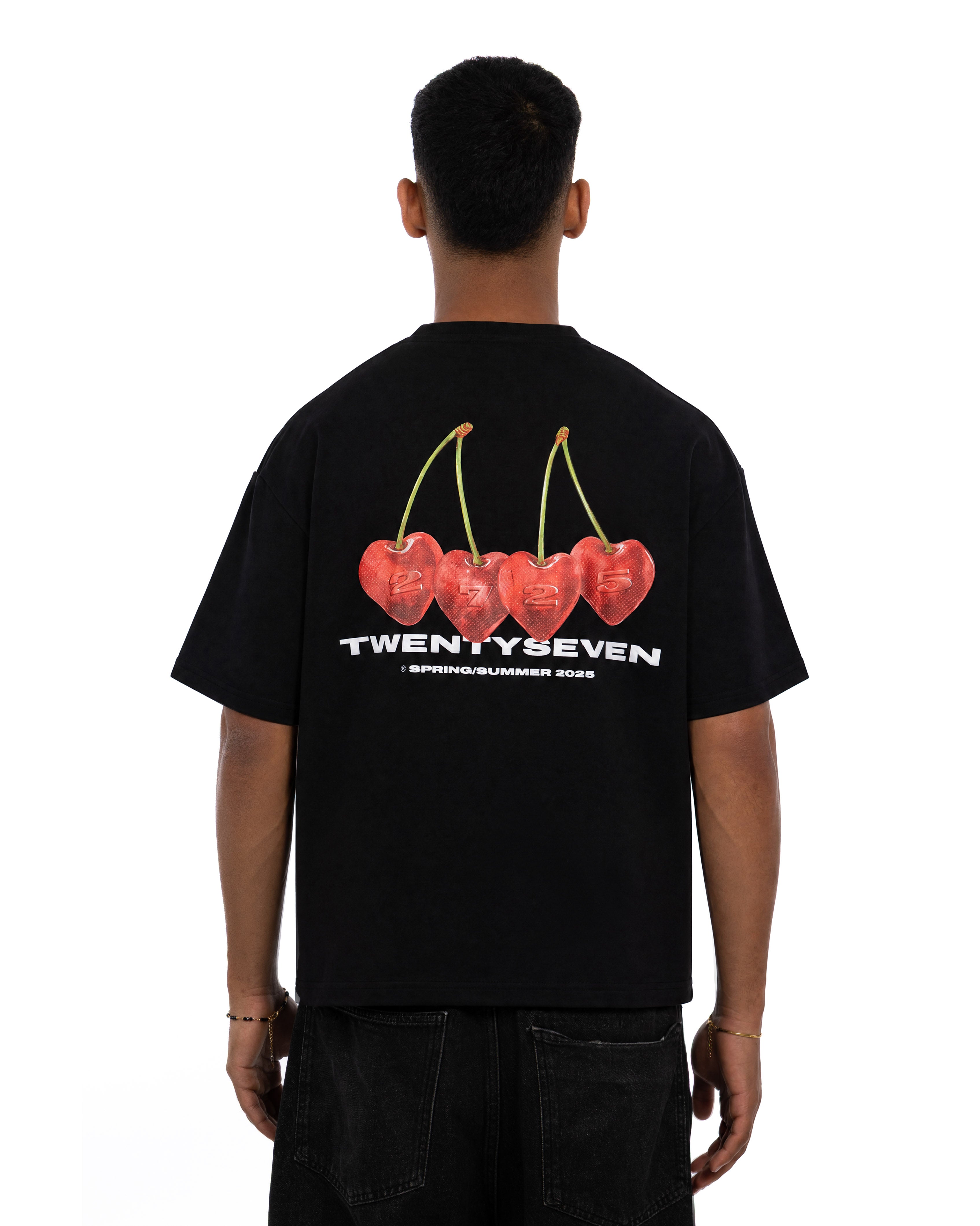 Cherry Pop Black Tee