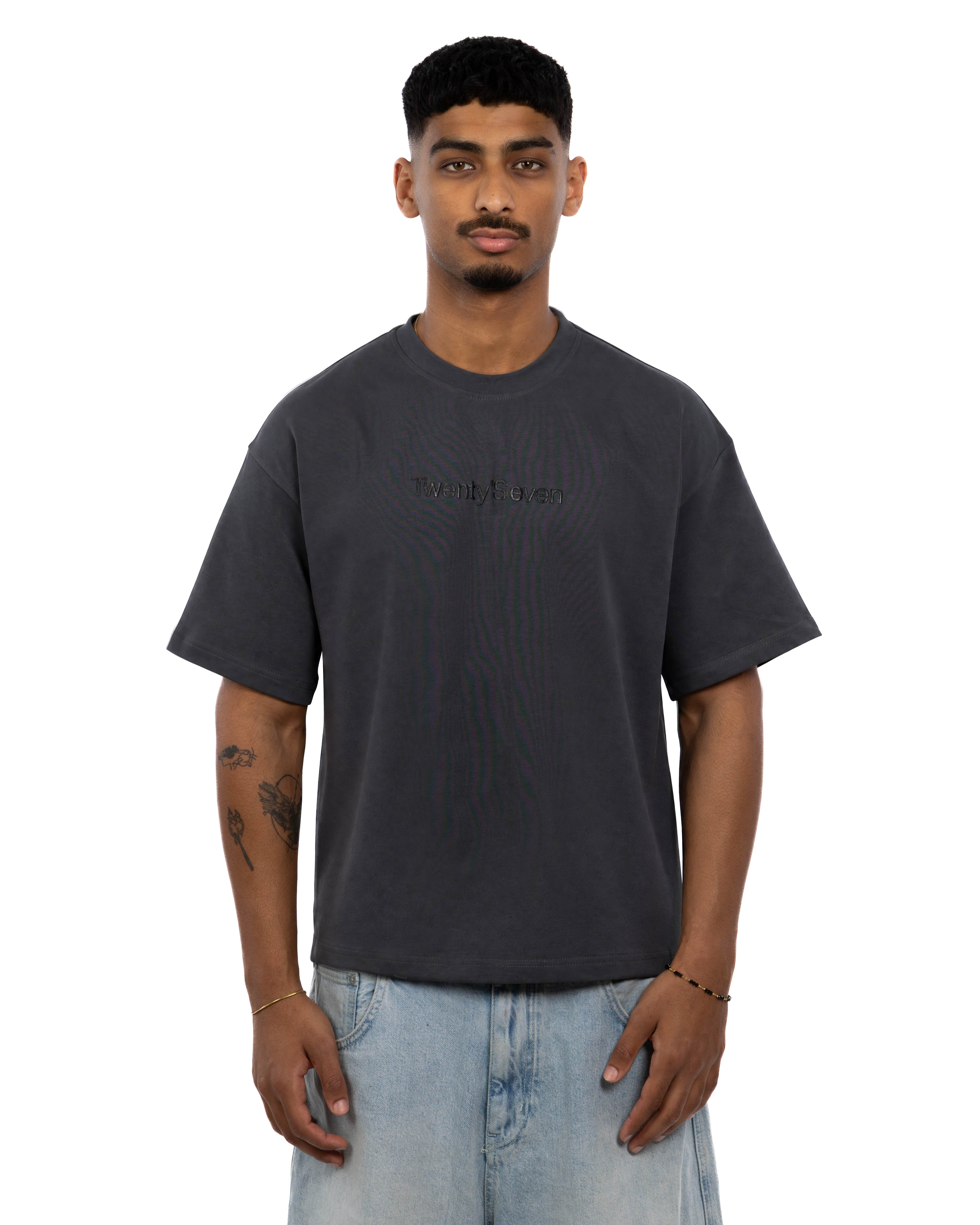 Gray VII LINE TEE