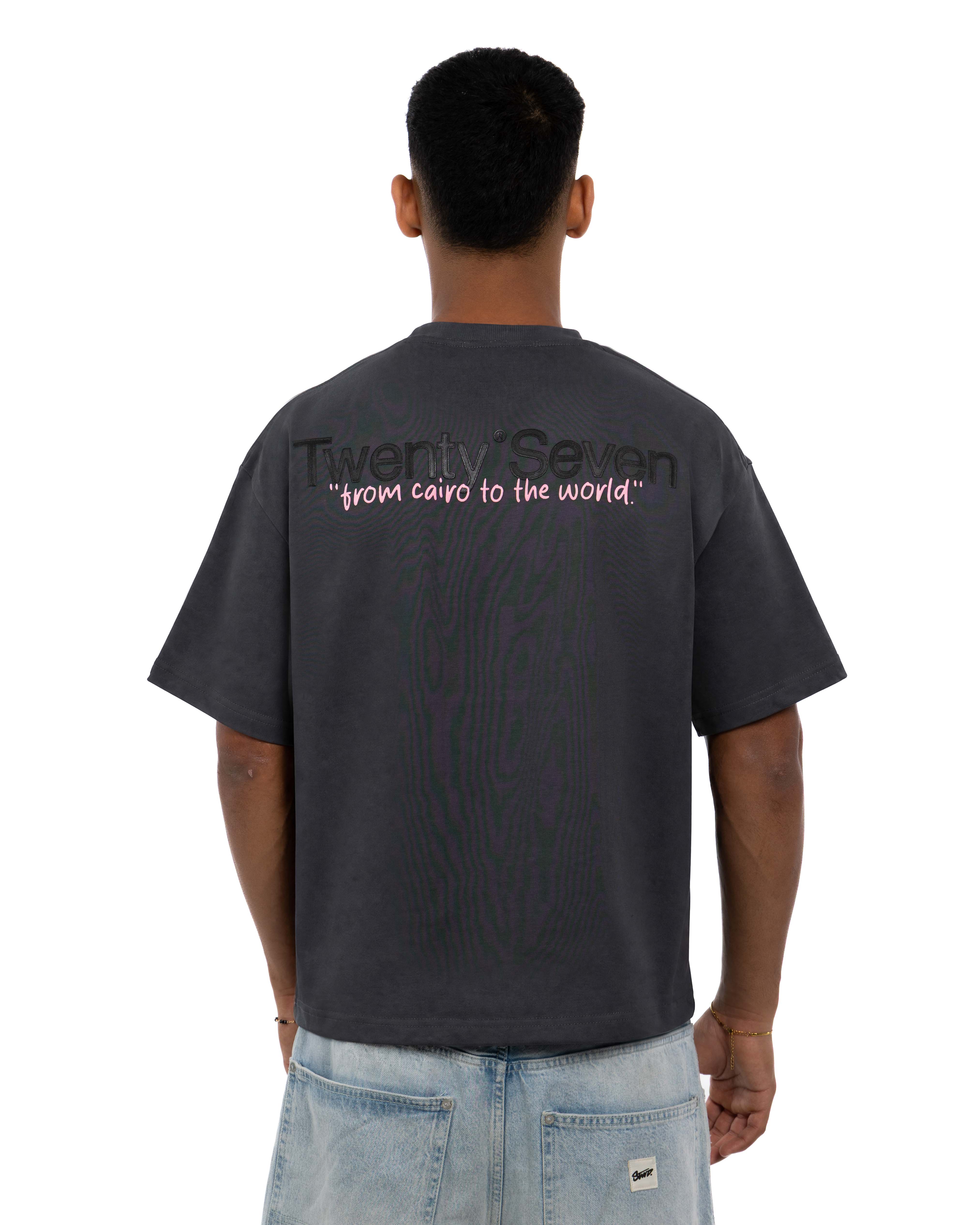 Gray VII LINE TEE