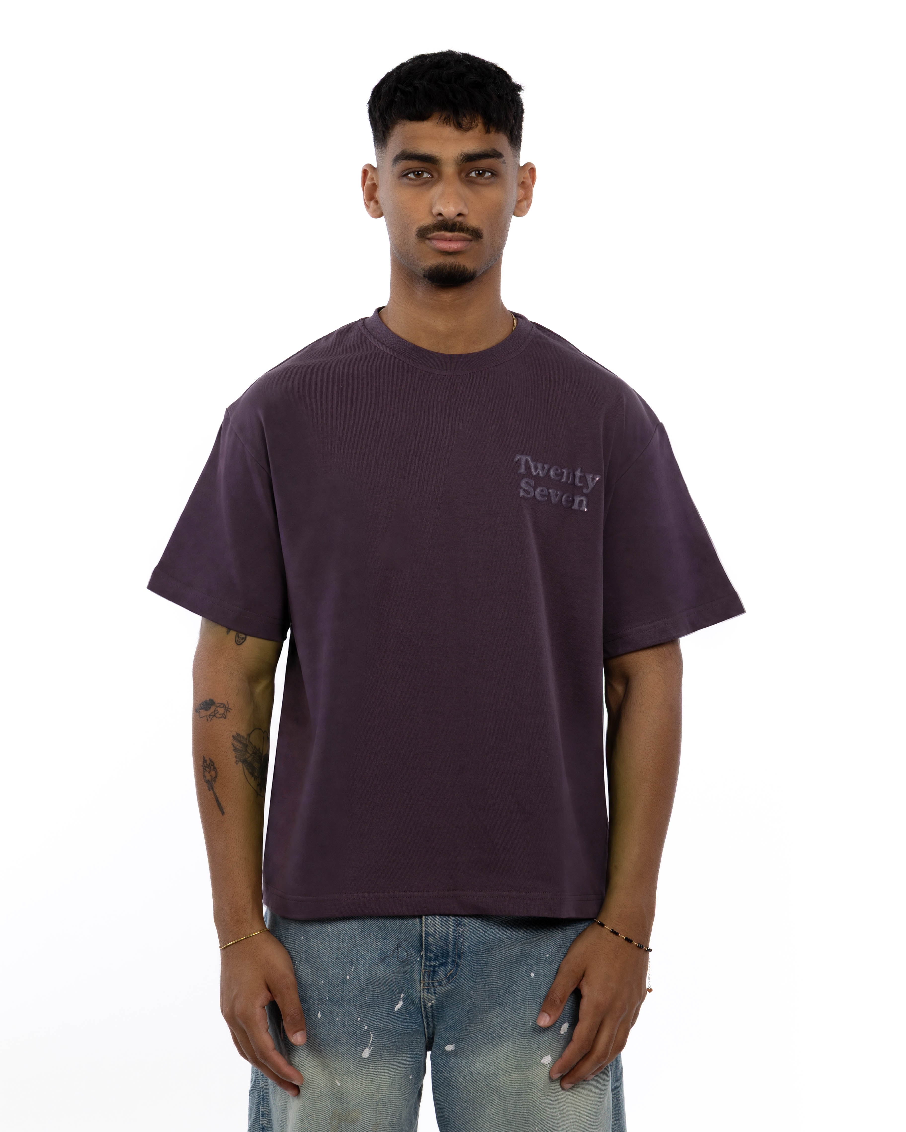 PURPLE BASIC TEE