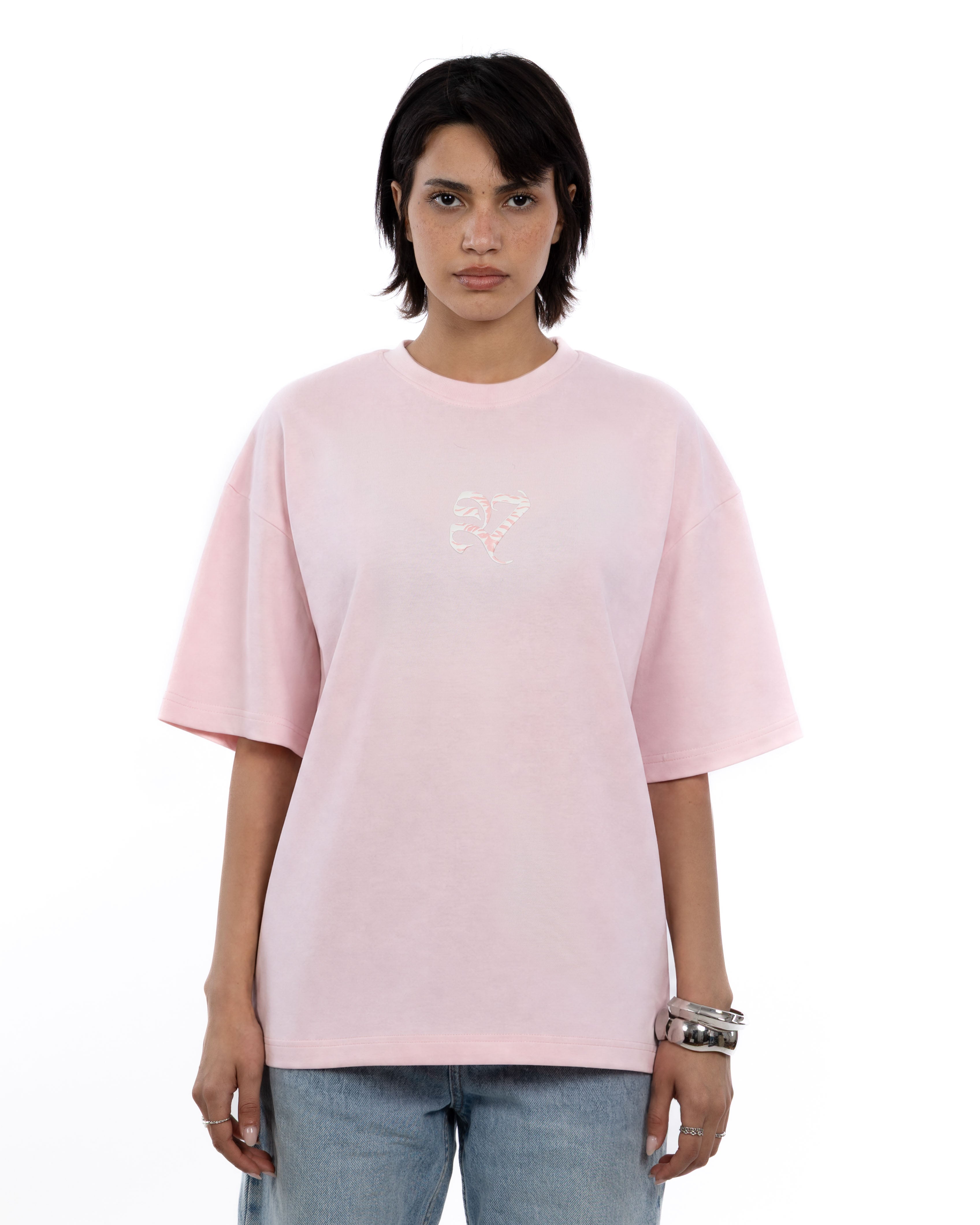 Pink shadow seven tee