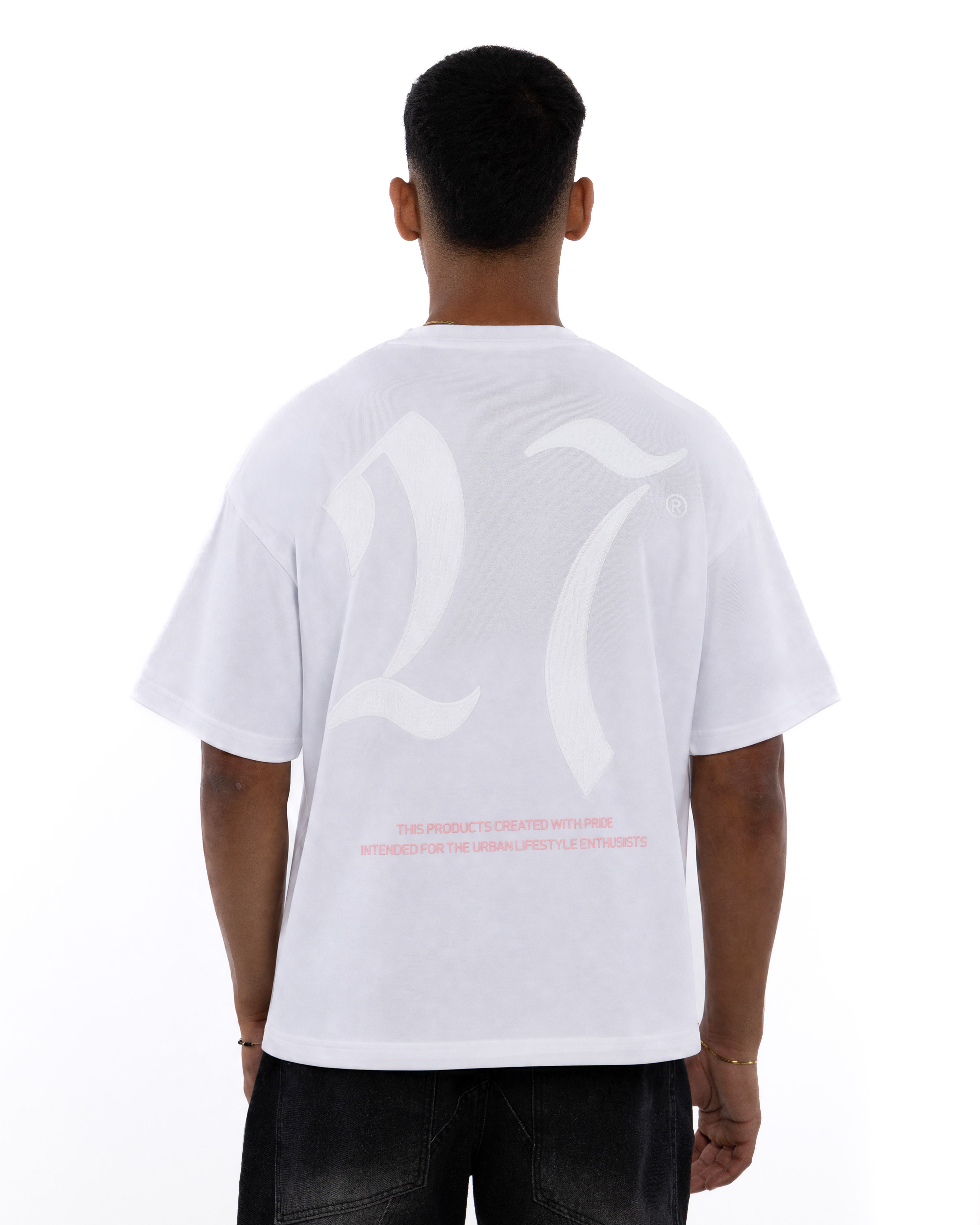 White Puff Tee