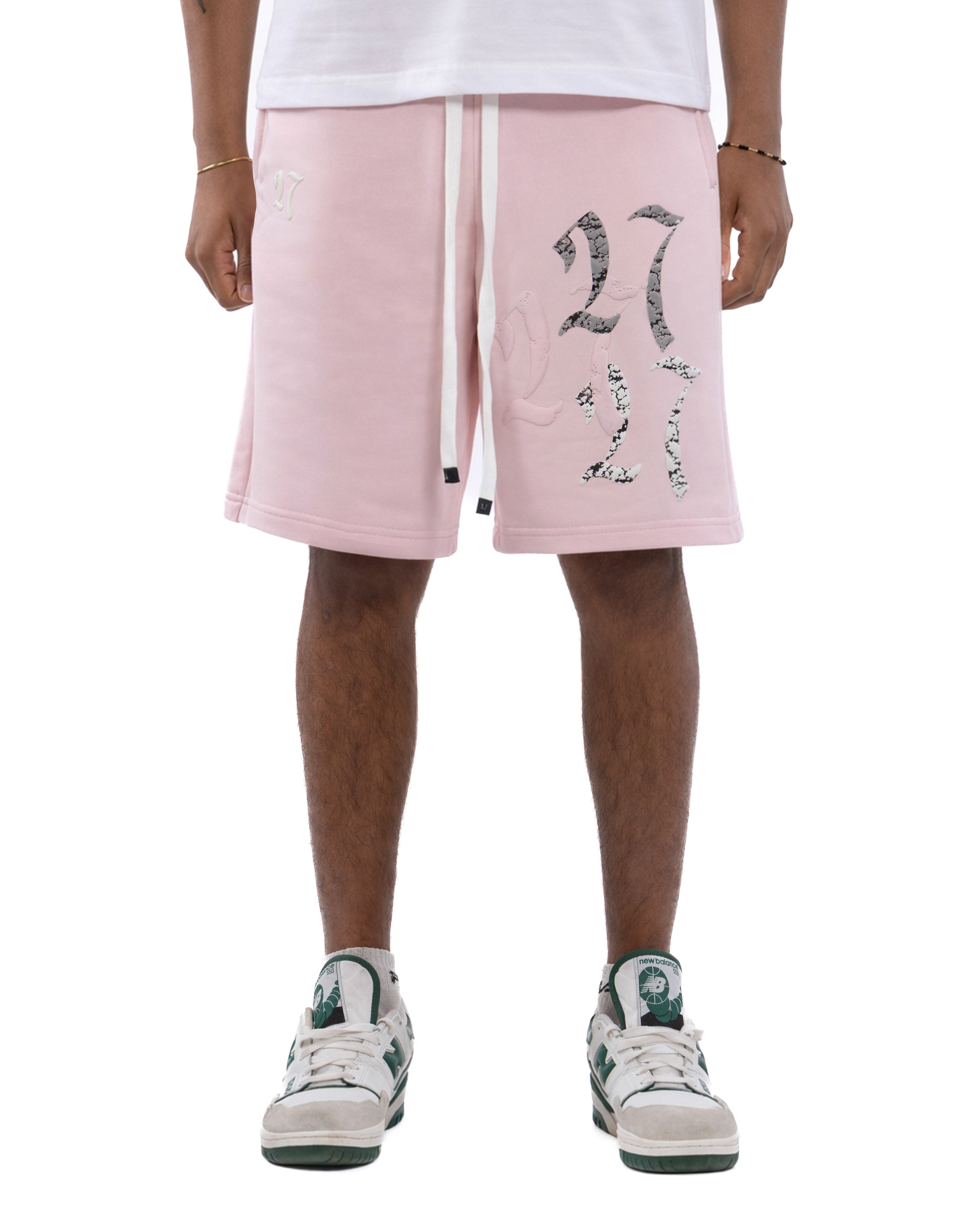 DOUBLE TROUBLE PINK SHORTS