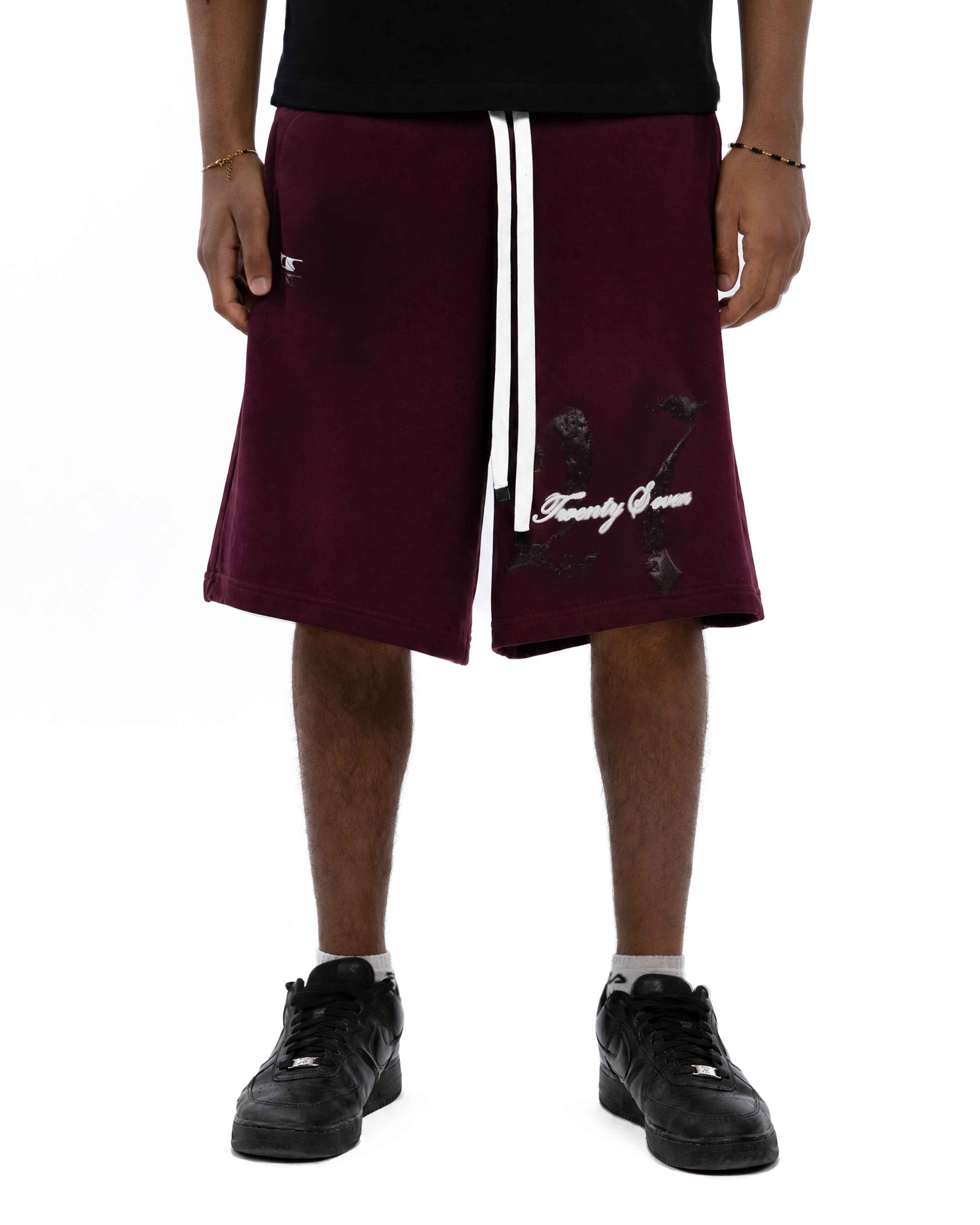 Marked maroon Shorts