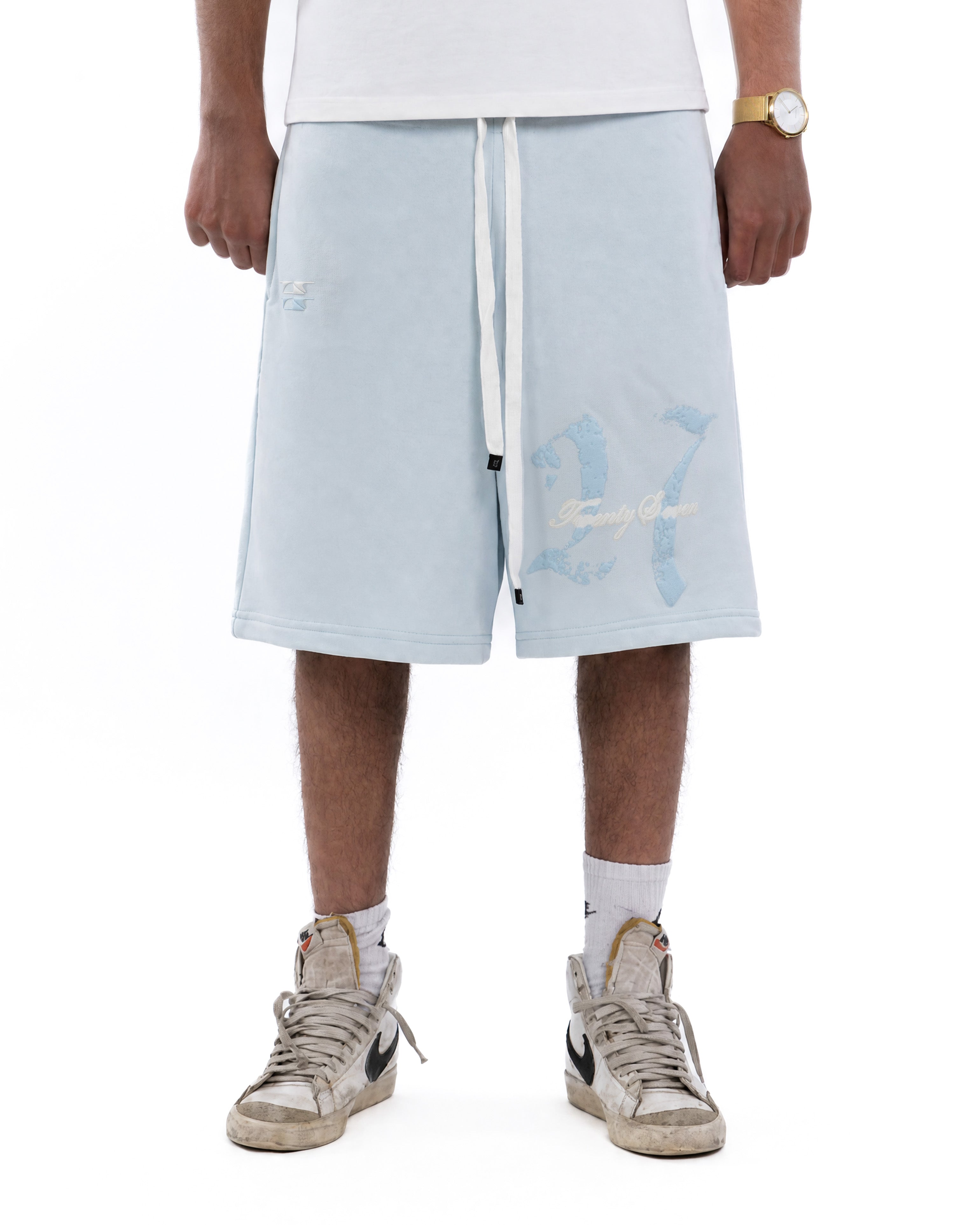 Marked Blue Shorts