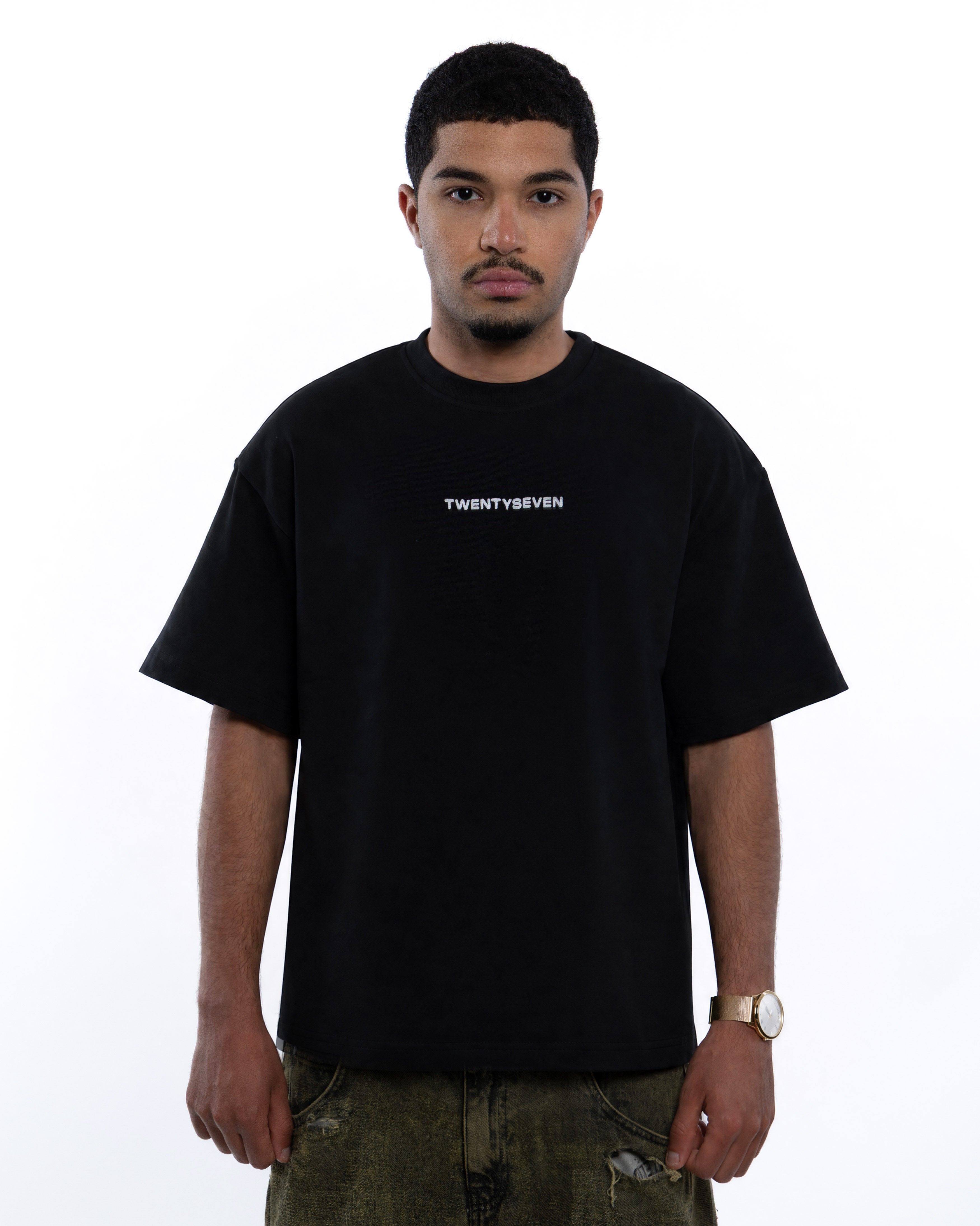BLACK PHANTOM BLOOM TEE