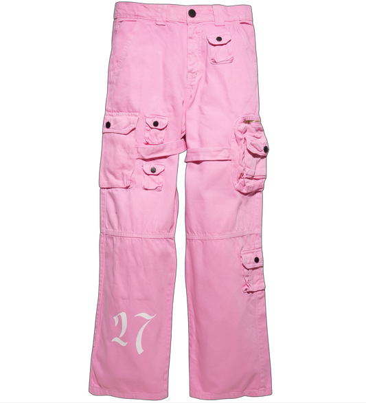 Pink Pocket Cargos