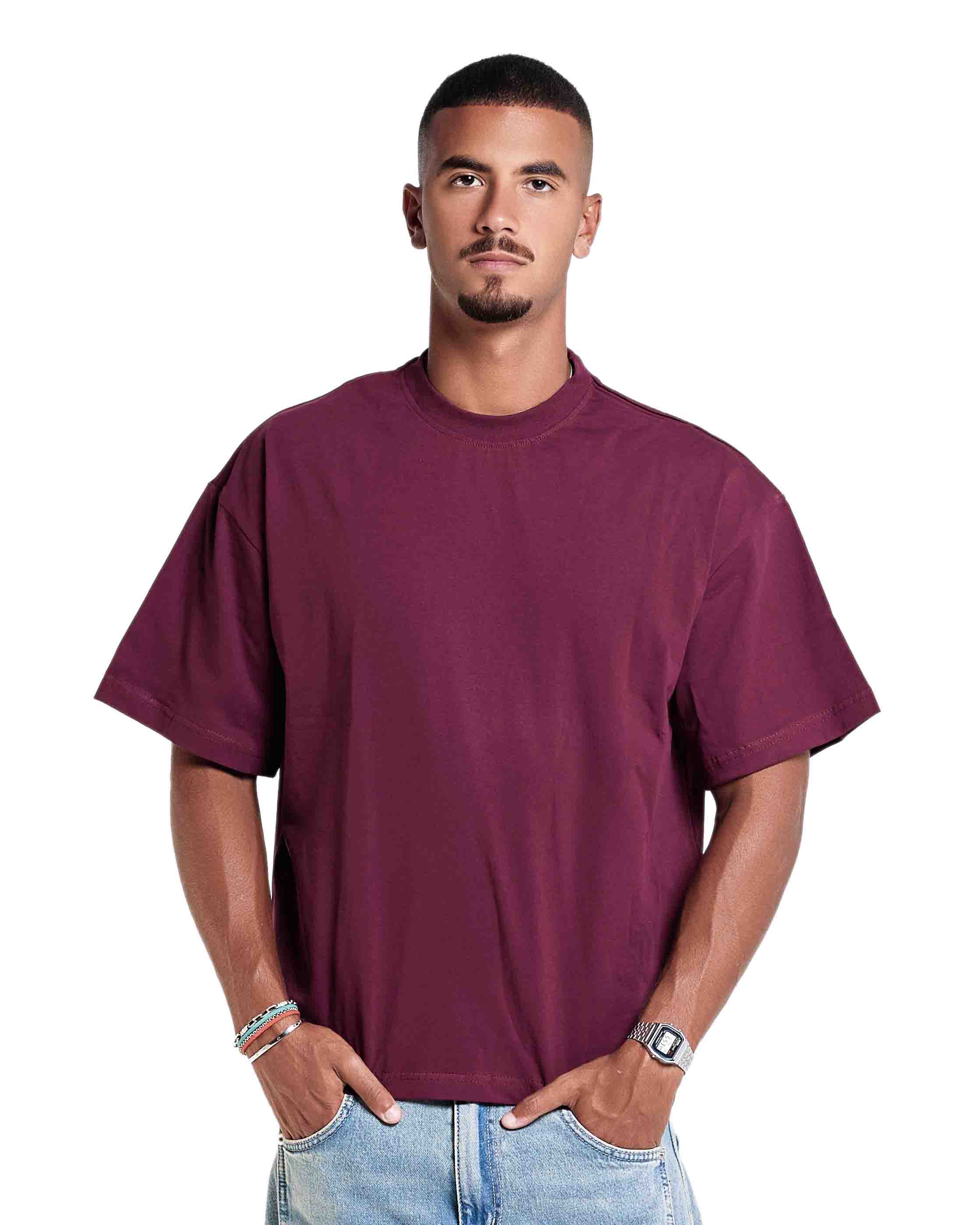 Oversized Maroon T-shirt