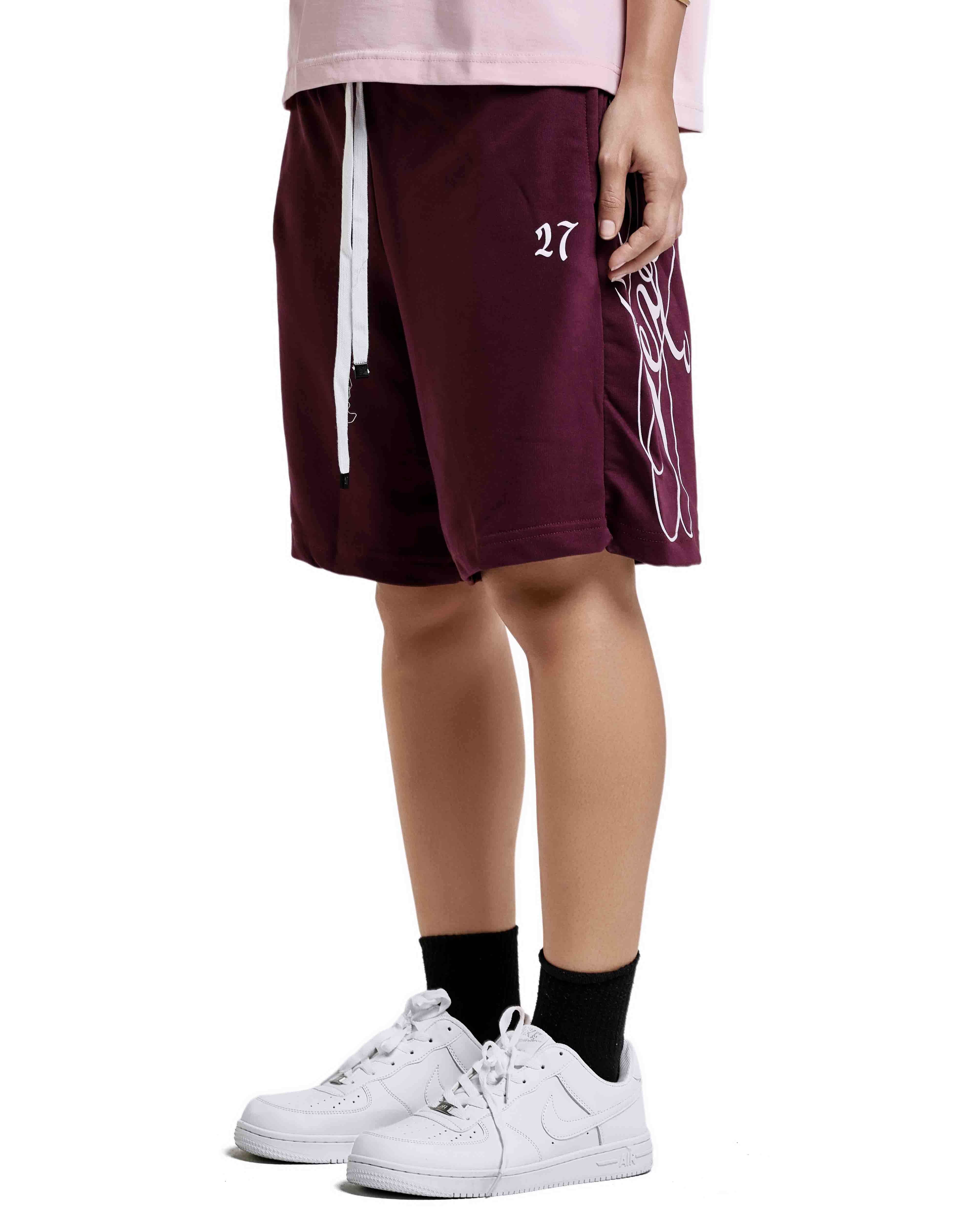 Classic Seven Maroon shorts