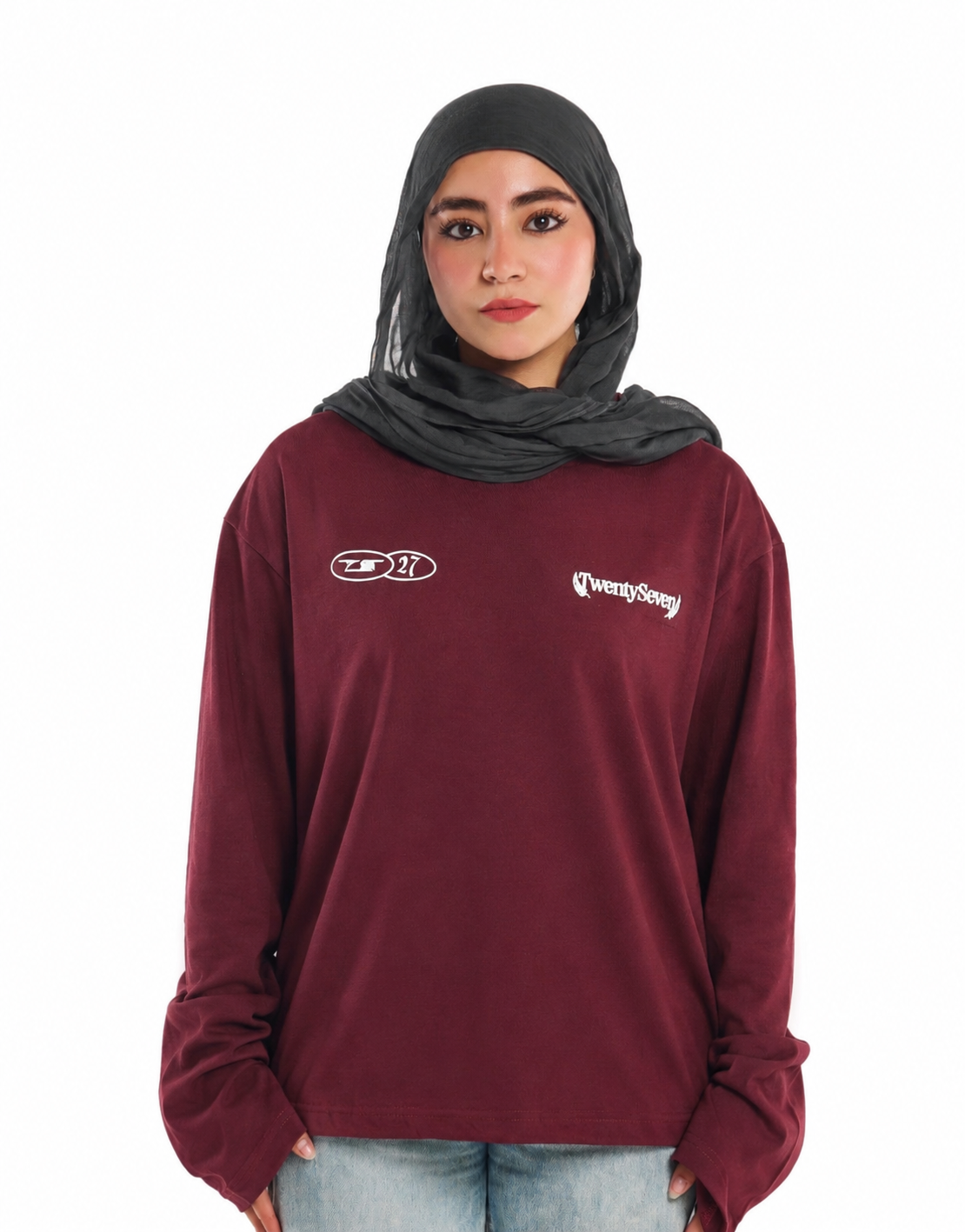 Essential Maroon LONGSELEEVE