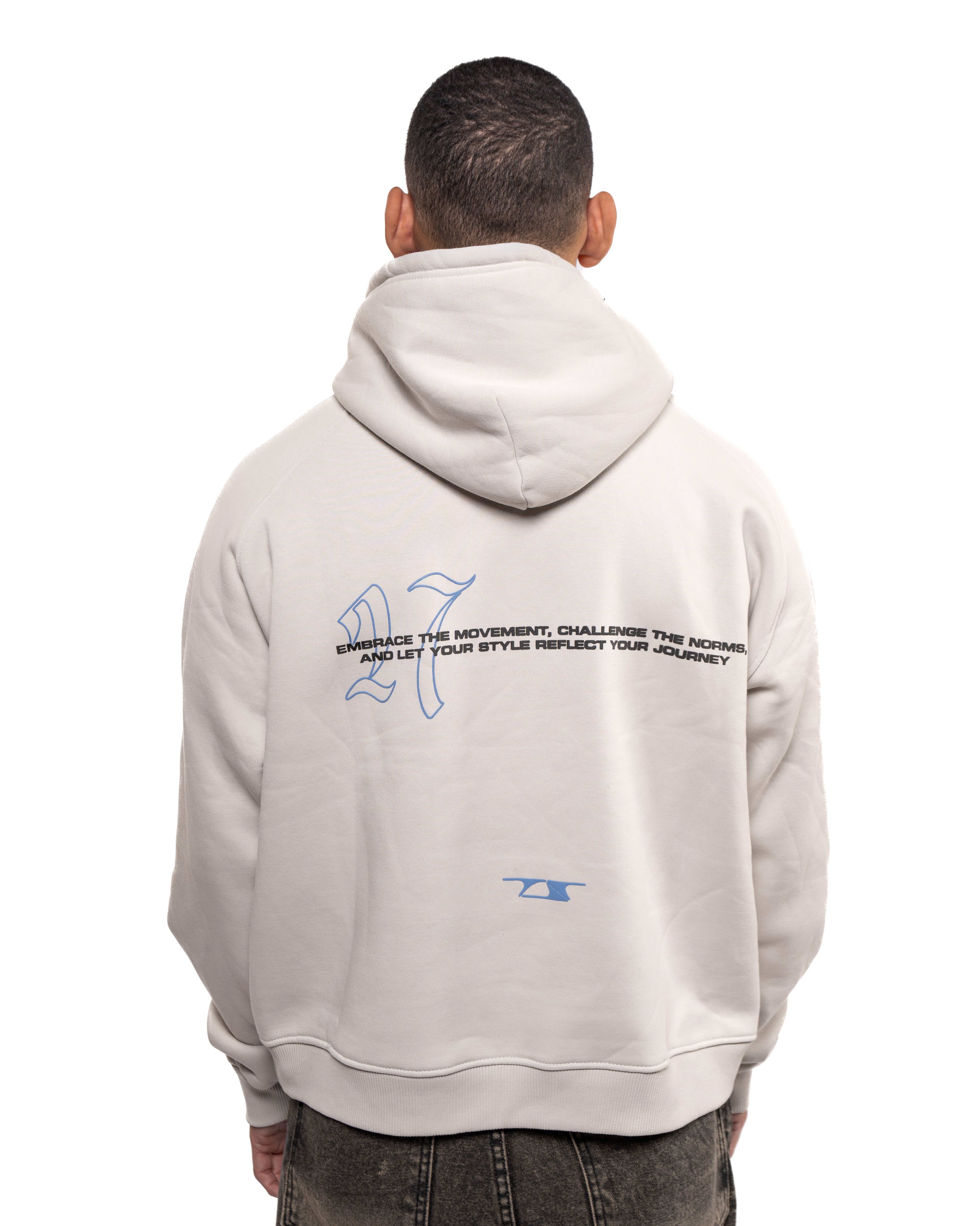 27 LIGHT GREY HOODIE