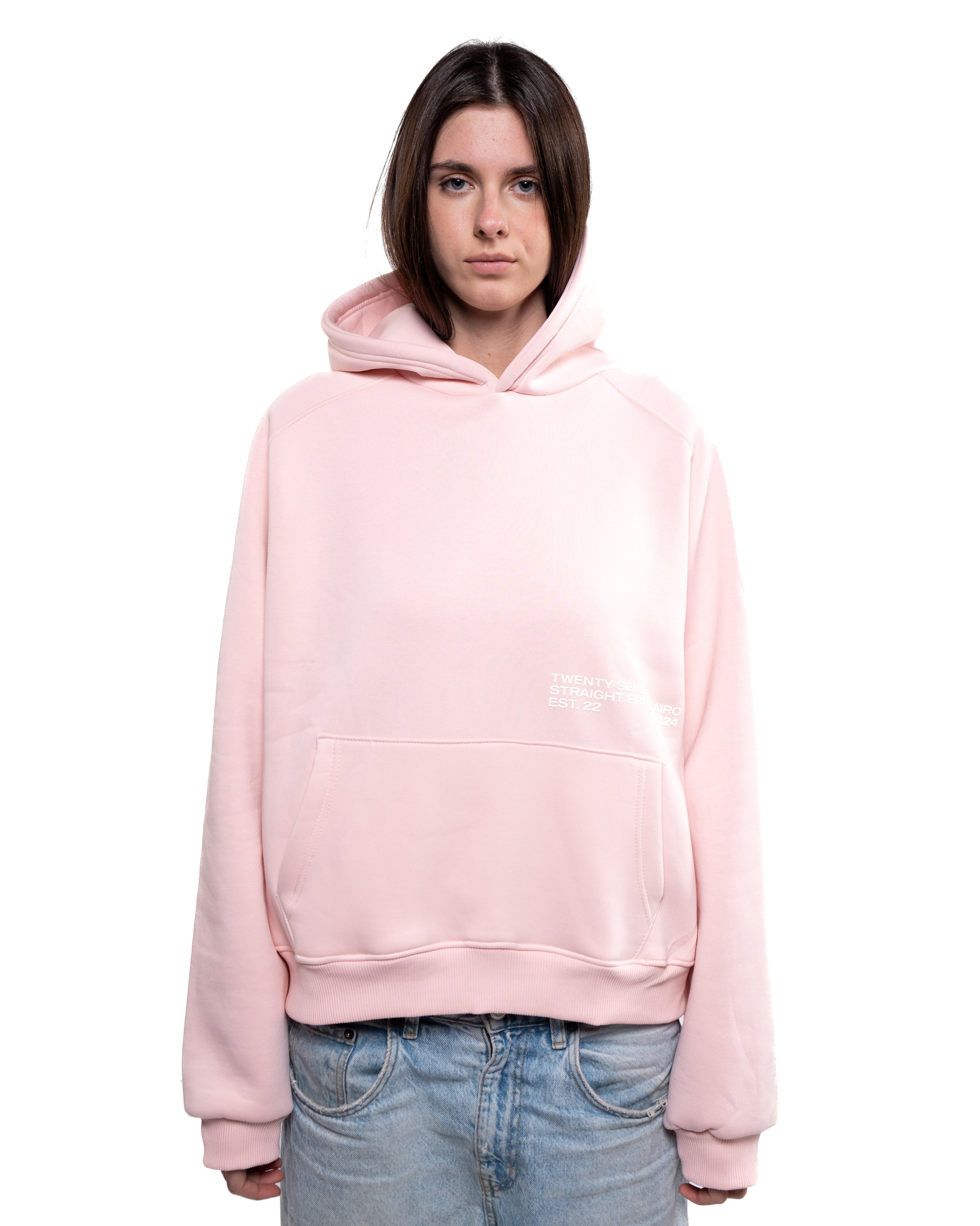 BABY PINK HOODIE