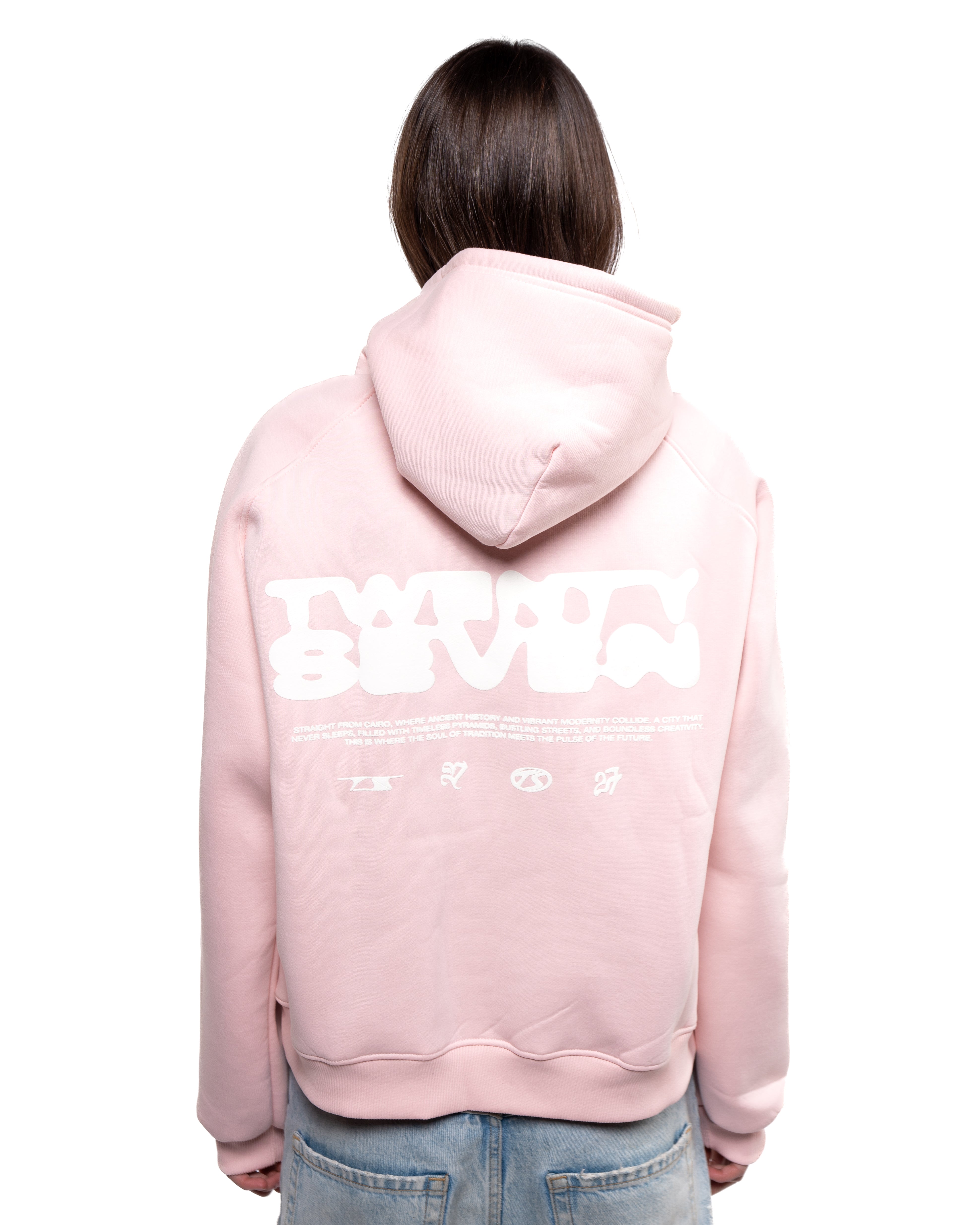 BABY PINK HOODIE