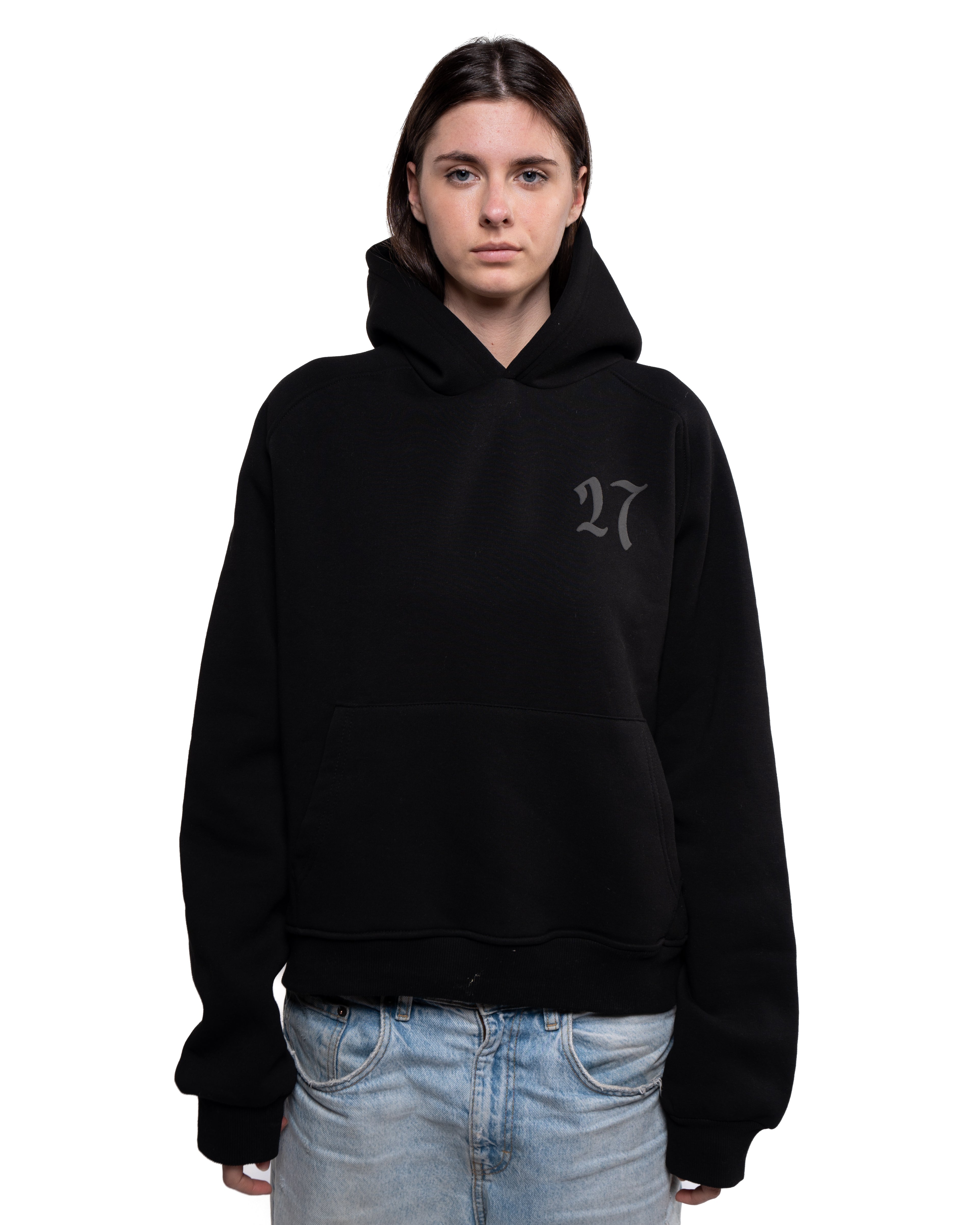 27 BLACK HOODIE