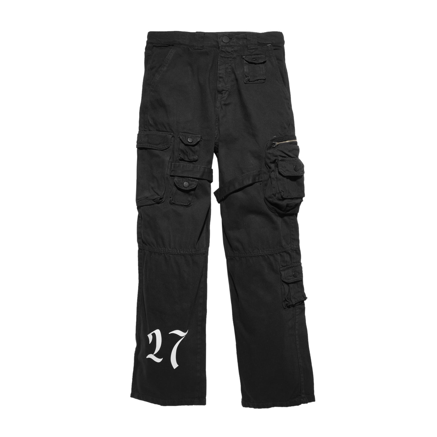 Black Pocket Cargos