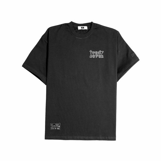 BLACK BASIC TEE