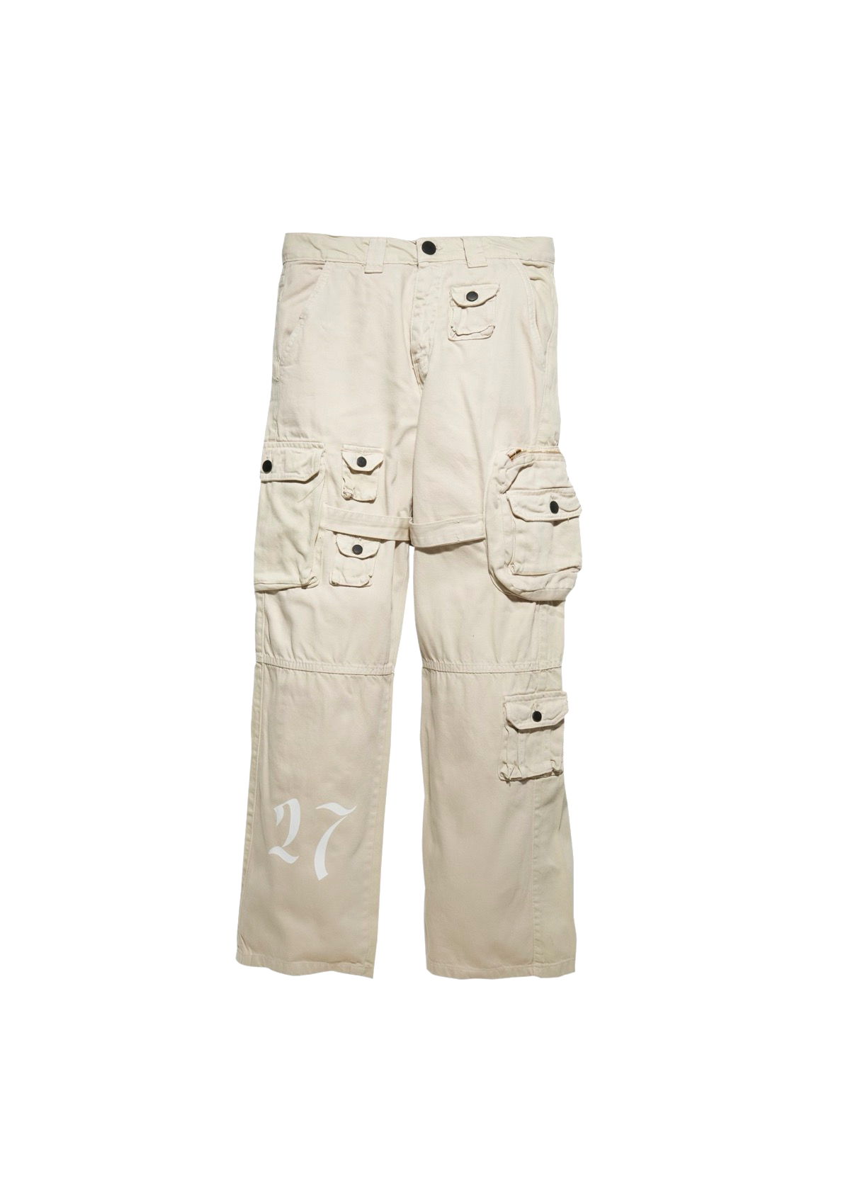 Beige Pocket Cargos