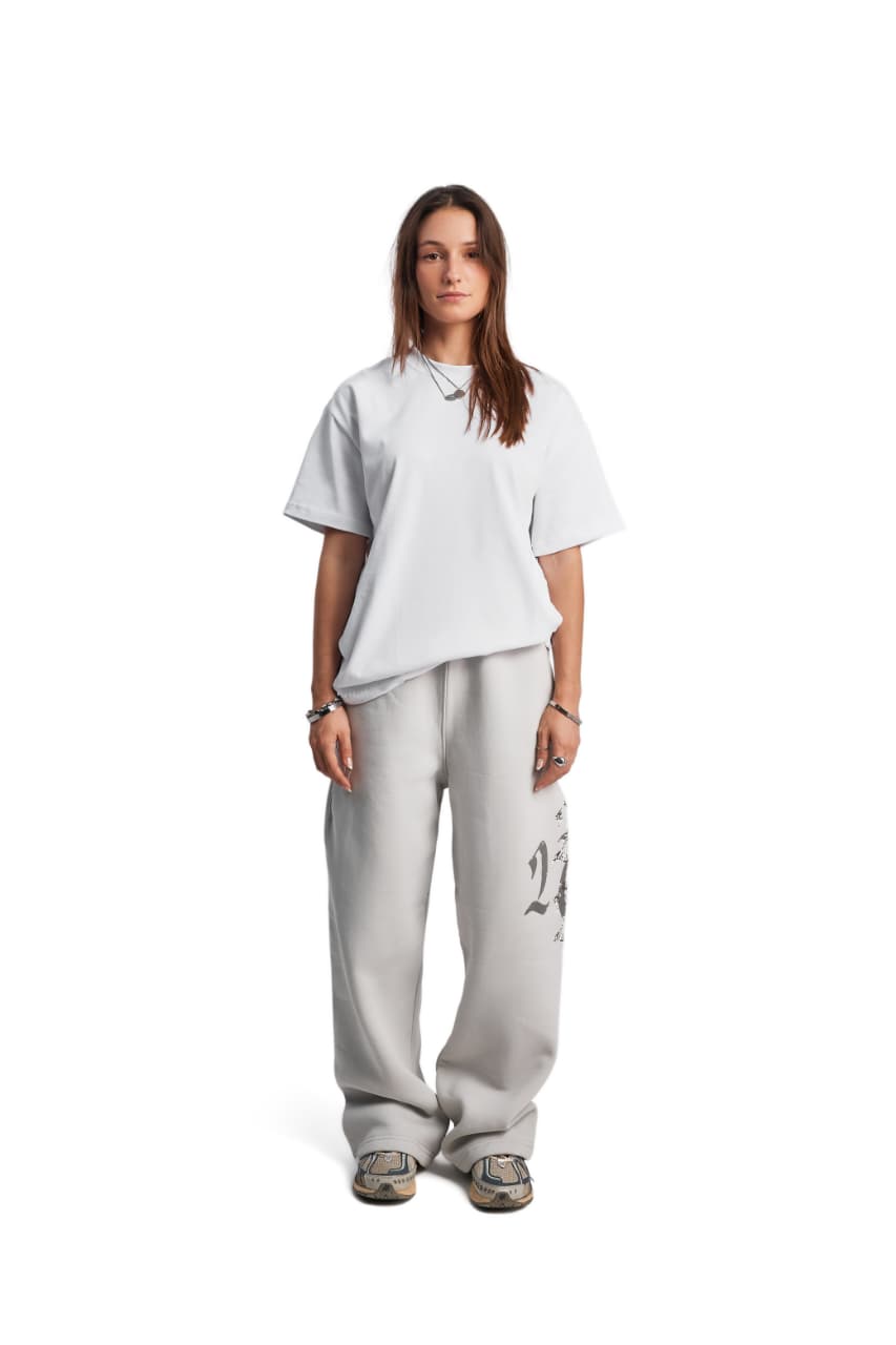 Light Grey Double Trouble Sweatpants