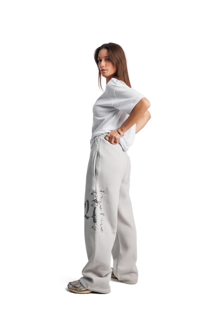 Light Grey Double Trouble Sweatpants