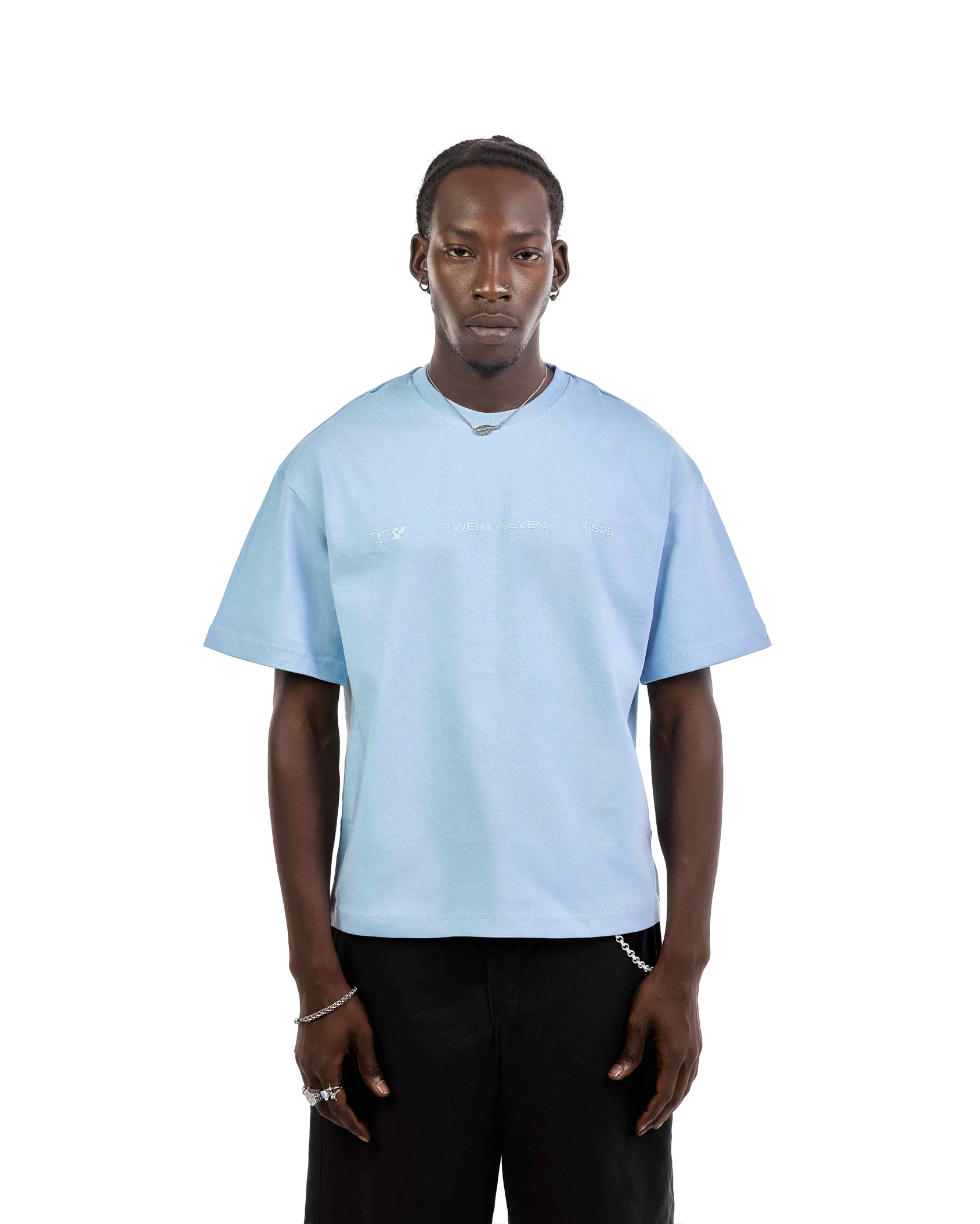 Straight From Cai Baby Blue Tee