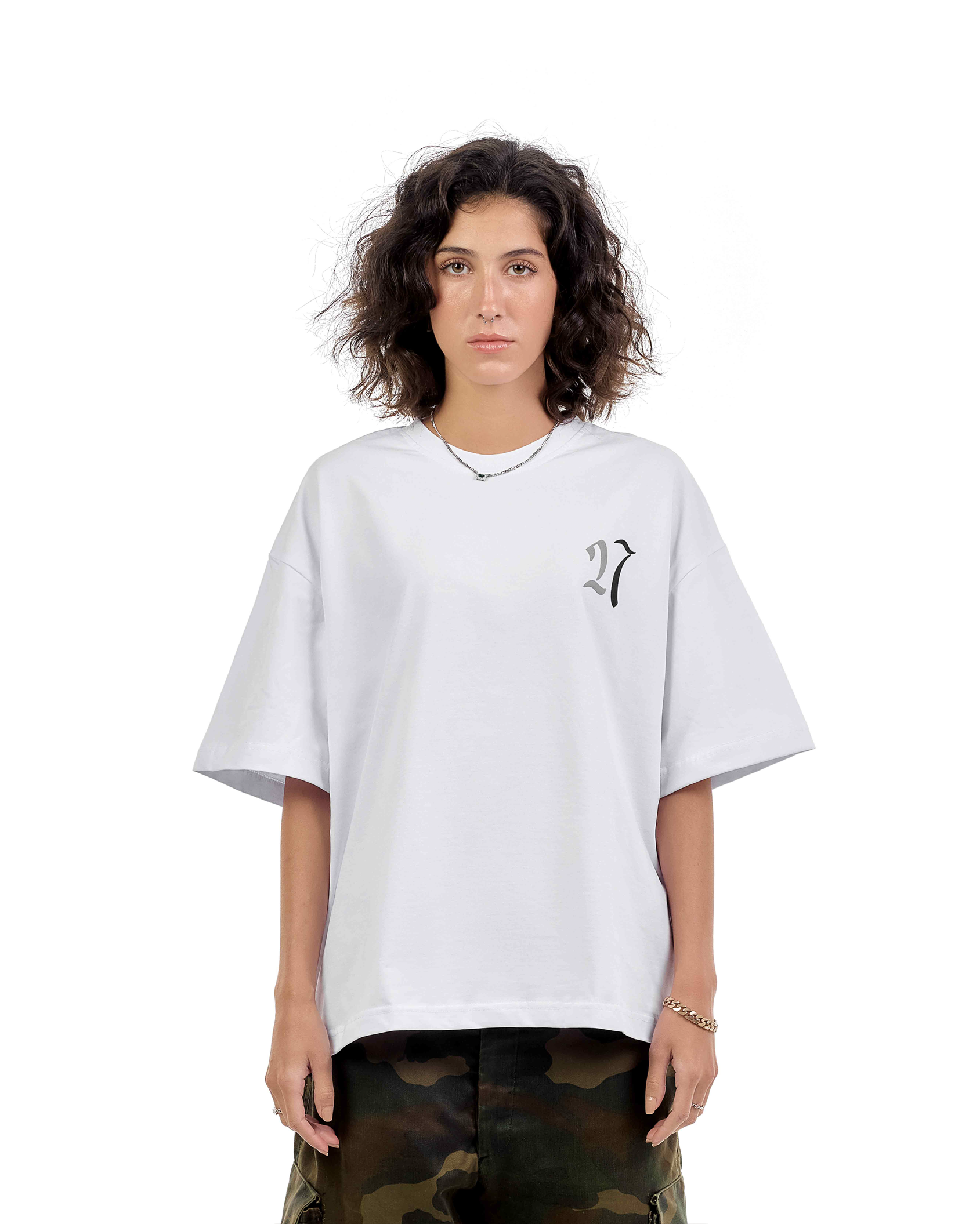 Backline Statement White Tee
