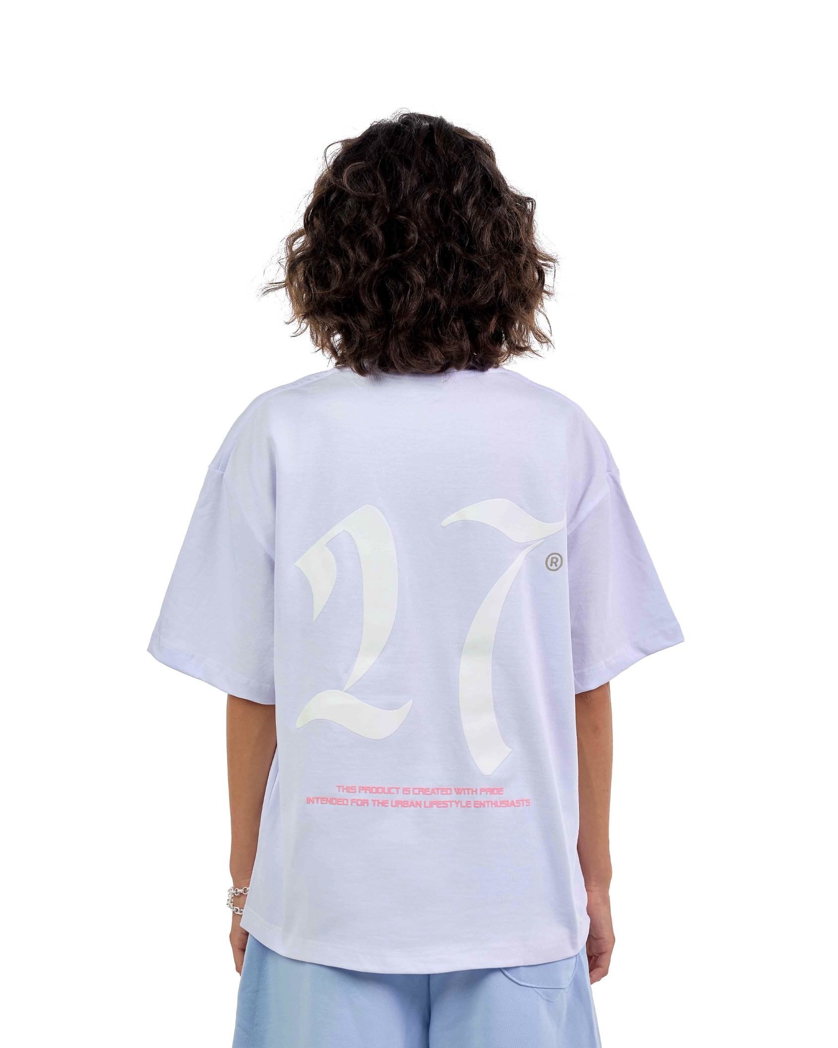 White Puff Tee