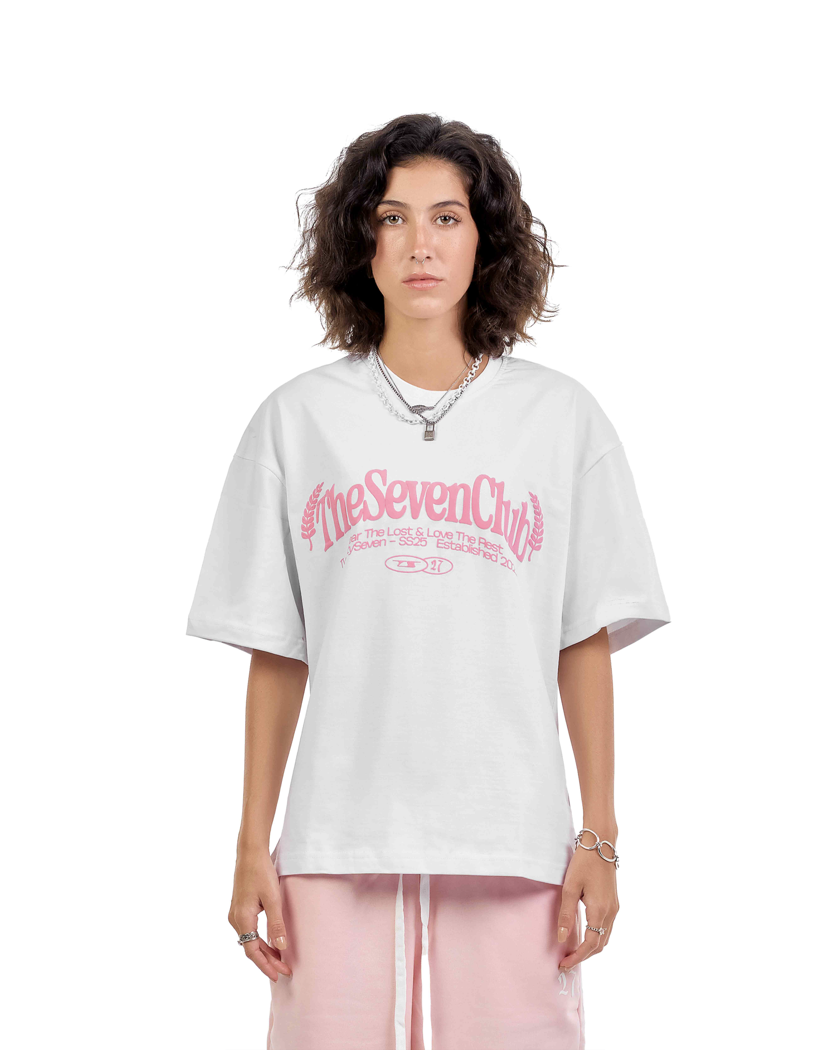 The Seven Club White Tee