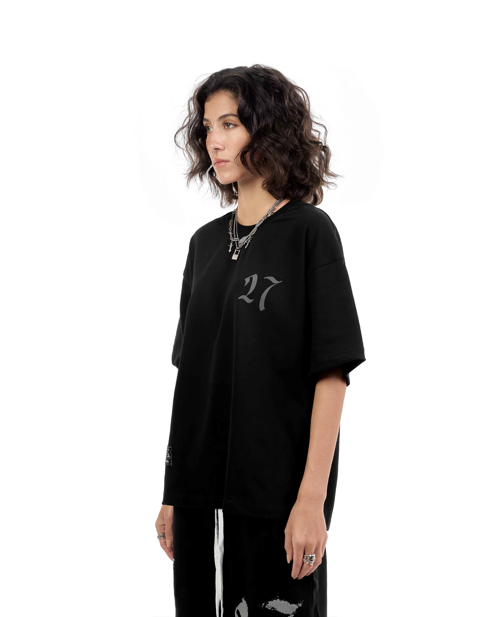 Black Puff Tee