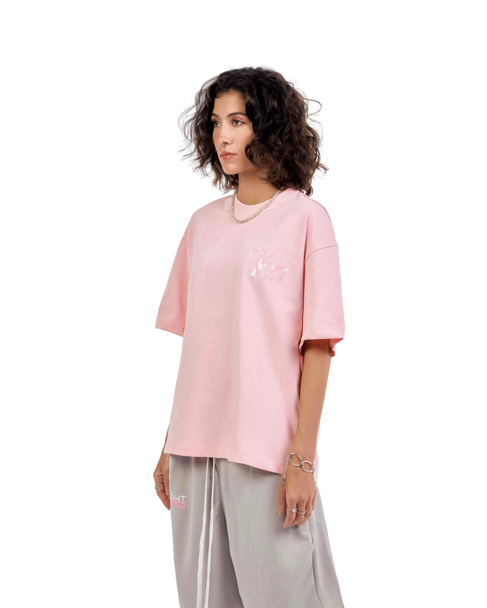 Color Wave Pink Tee