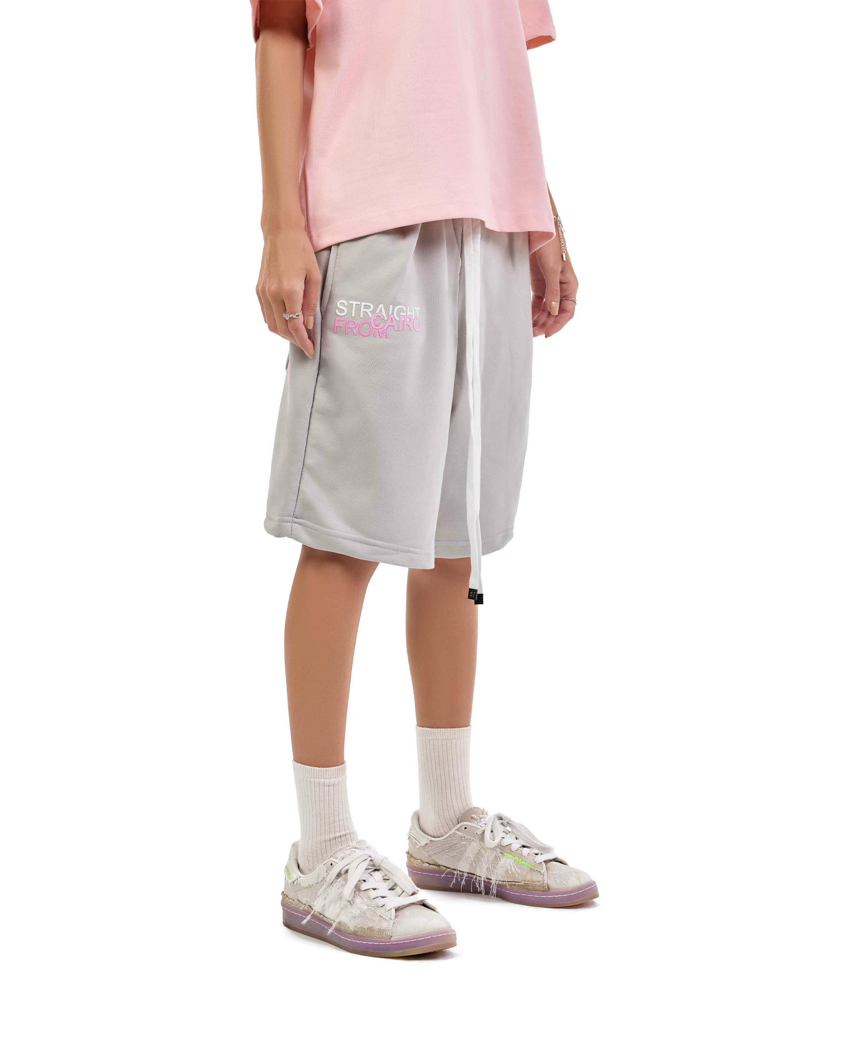 Straight From Cai Grey Shorts