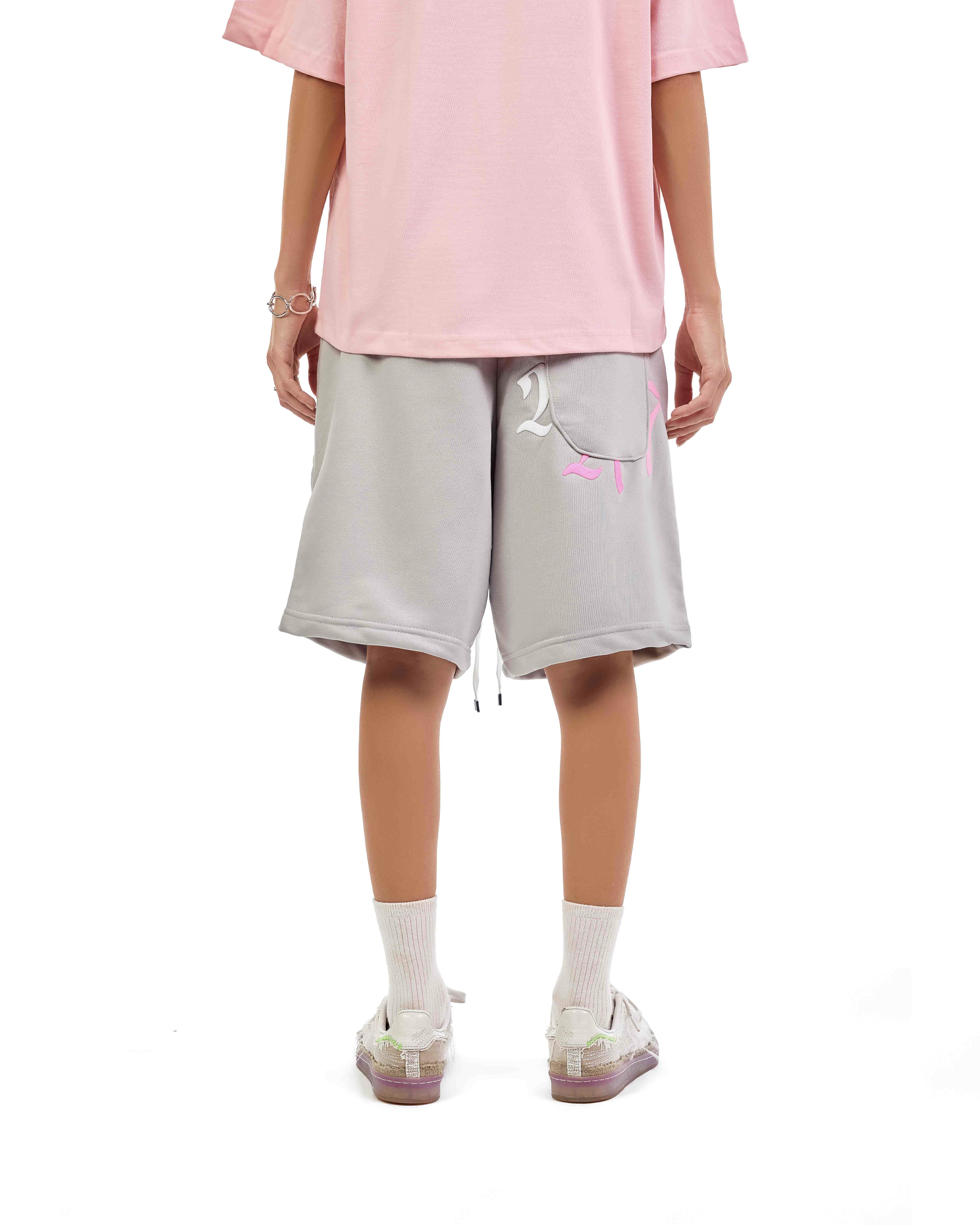 Straight From Cai Grey Shorts