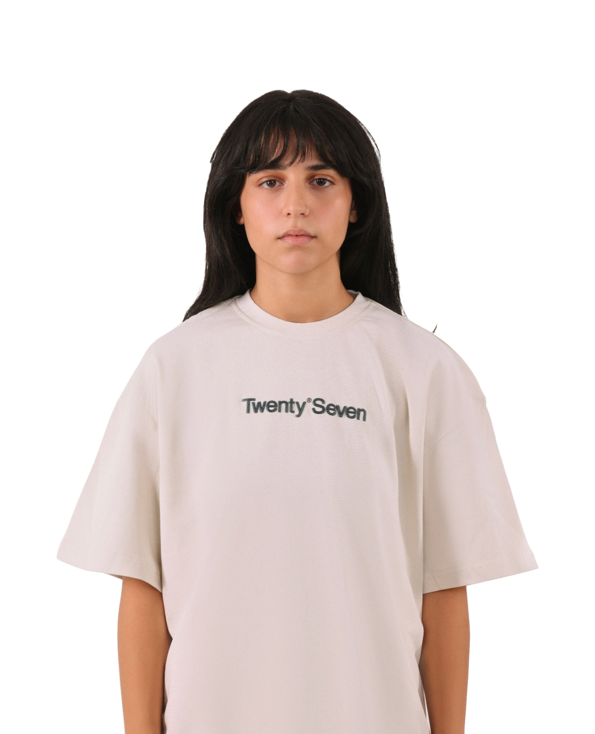 BEIGE VII LINE TEEl