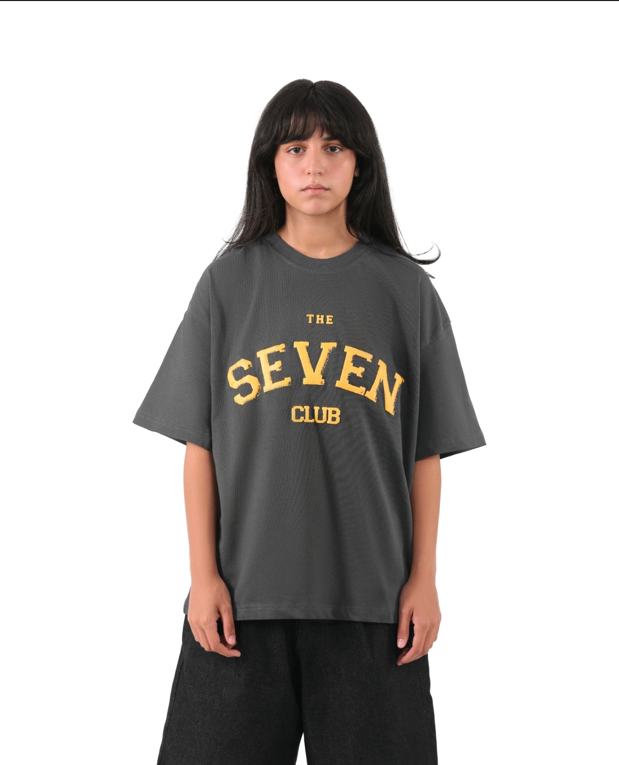 GRAY VINTAGE SEVEN TEE