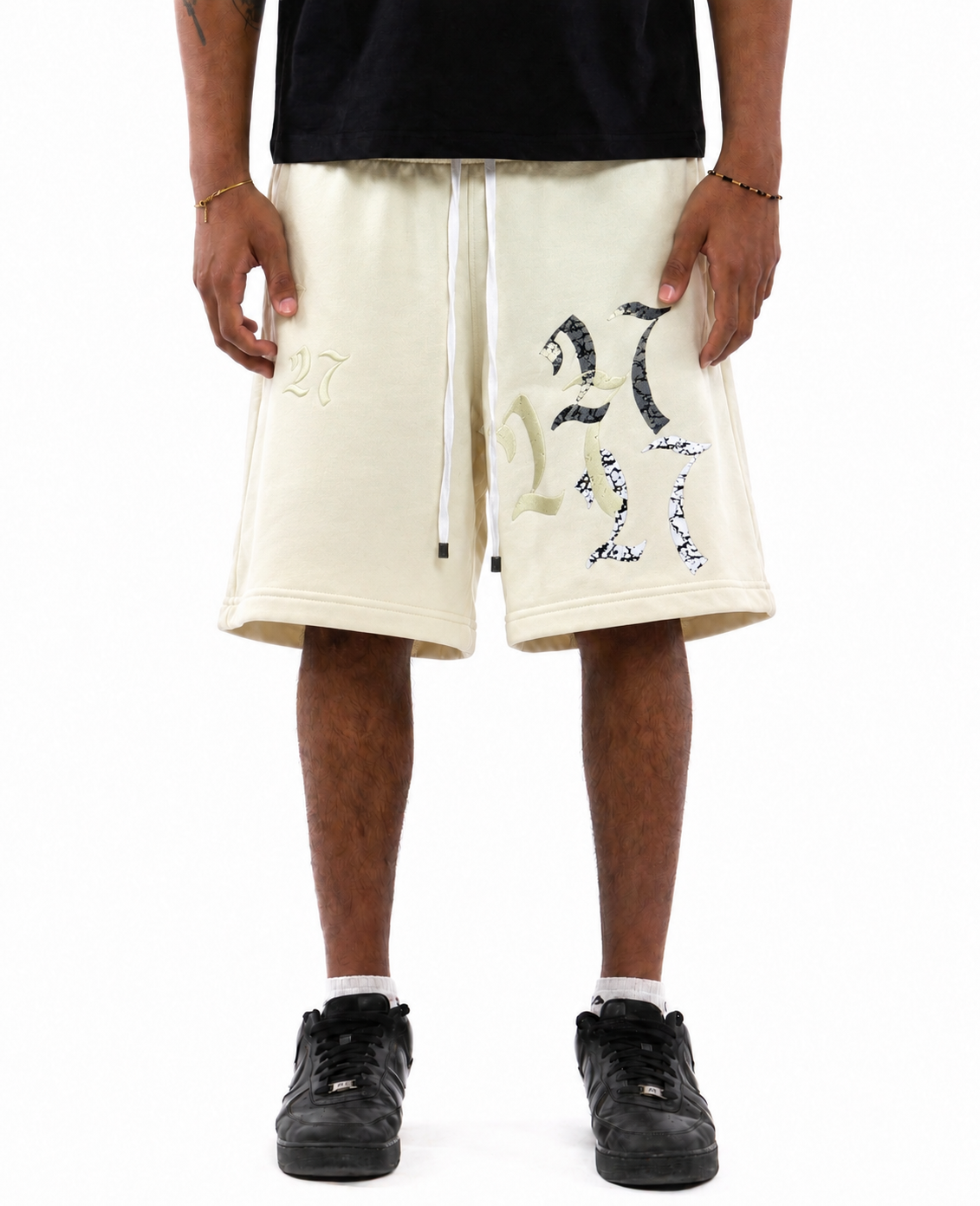 Double Trouble BEIGE Shorts