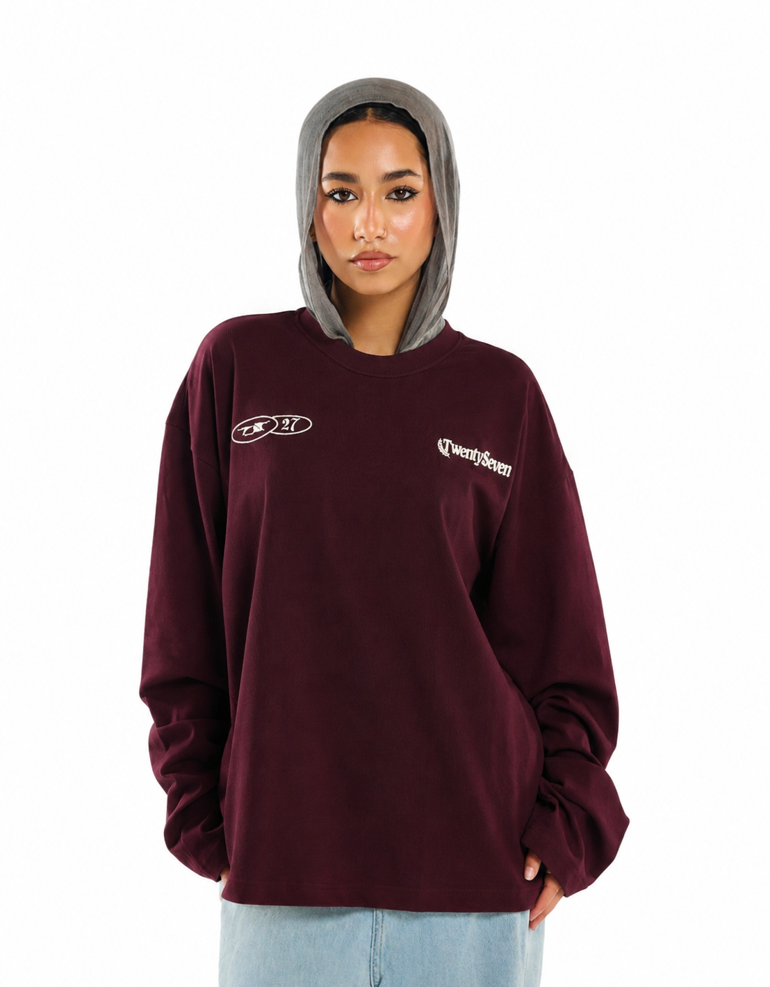 Essential Maroon LONGSELEEVE