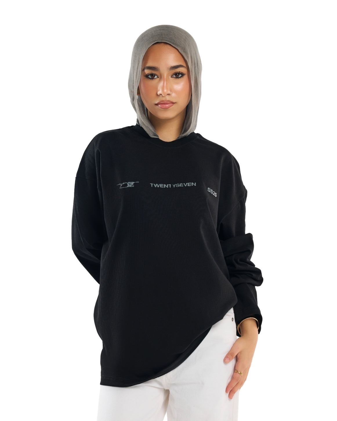 STRIAGHT FROM CAI BLACK LONGSLEEVE